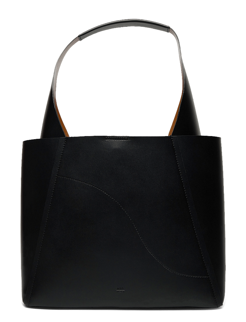 ATP Atelier - Sensano Black Double Faced Nappa - shoppingväskor - black - 0
