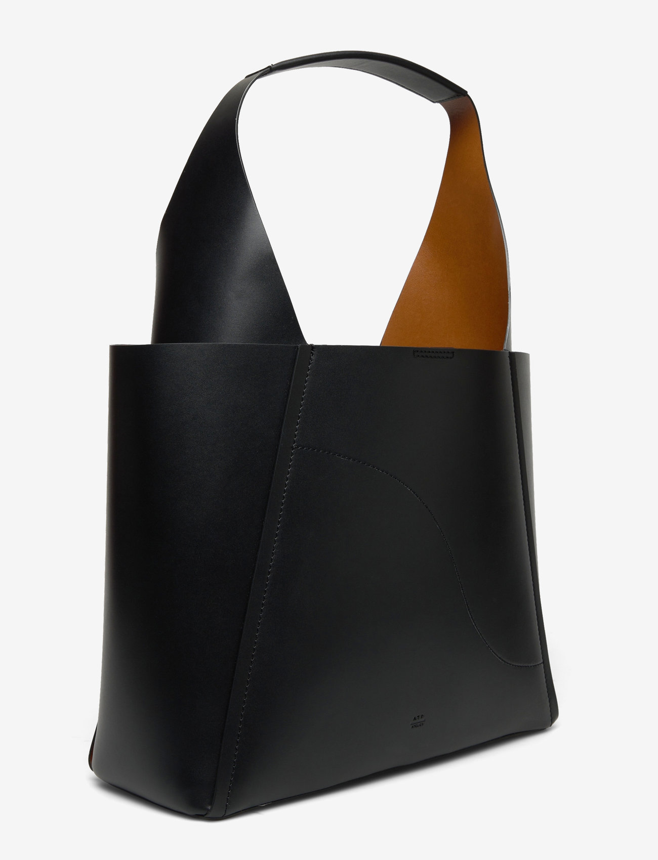 ATP Atelier - Sensano Black Double Faced Nappa - shoppingväskor - black - 2