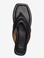 ATP Atelier - Vione Black Nappa - flat sandals - black - 3