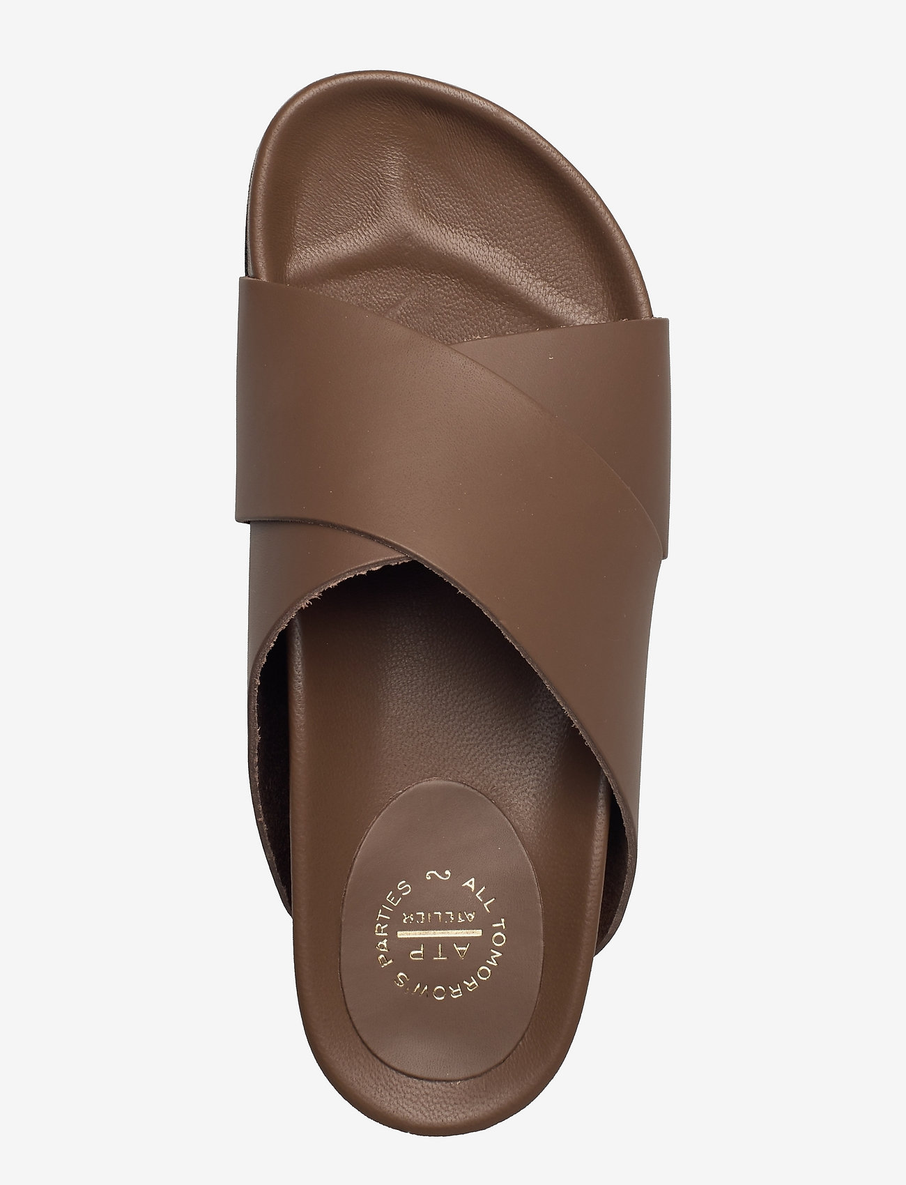 ATP Atelier - Urbino Khaki Brown Vacchetta - flade sandaler - khaki brown - 3