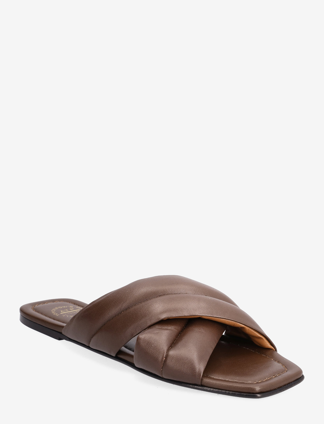 ATP Atelier - Cotti Chocolate Nappa - flade sandaler - chocolate - 0