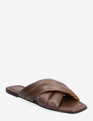 ATP Atelier - Cotti Chocolate Nappa - flat sandals - chocolate - 0