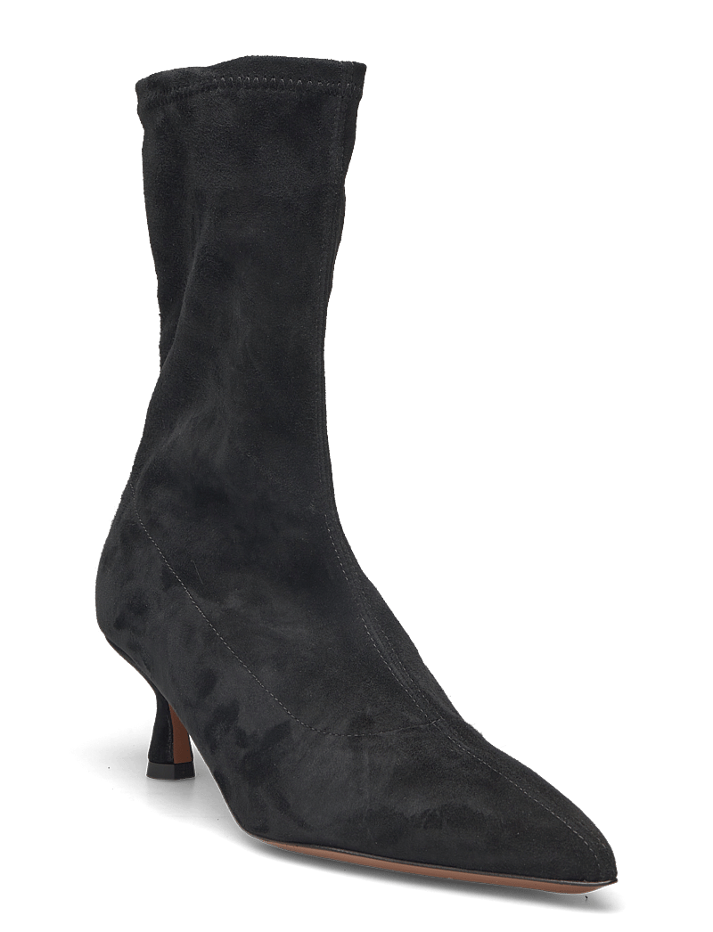 ATP Atelier - Cerone Black Suede Stretch - støvletter - black - 1