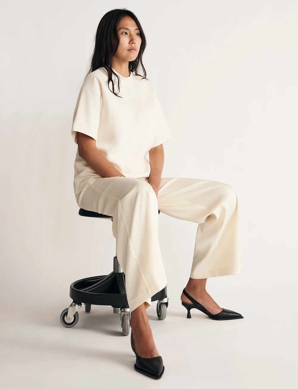 ATP Atelier - Desana Black Nappa - slingbacks med hæle - black - 0