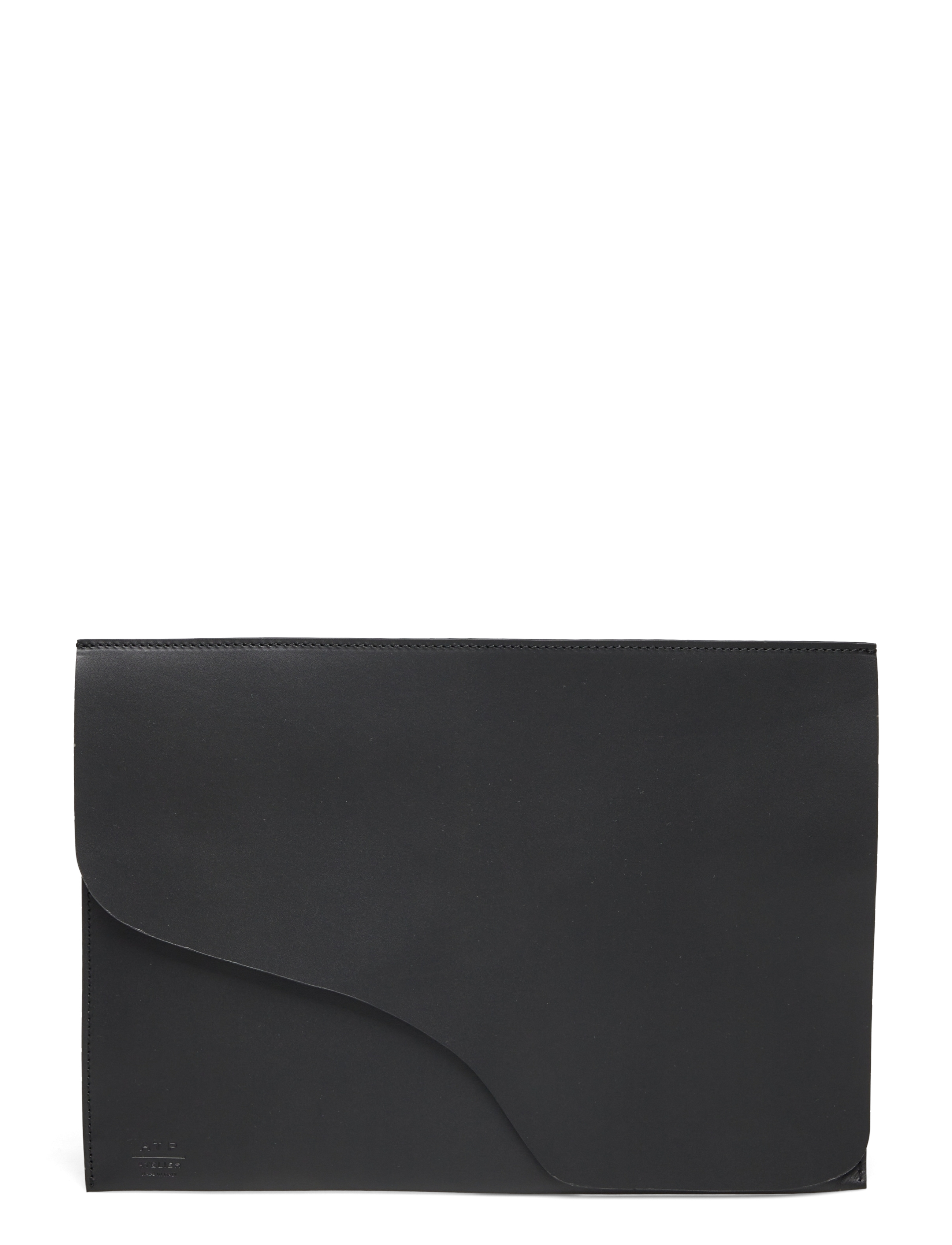 ATP Atelier Sardegna Media Black Vacchetta - Clutches - BLACK / black