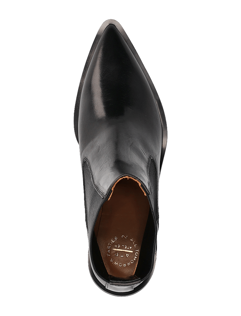 ATP Atelier - Trino Black Vacchetta - kontsaga poolsaapad - black - 4