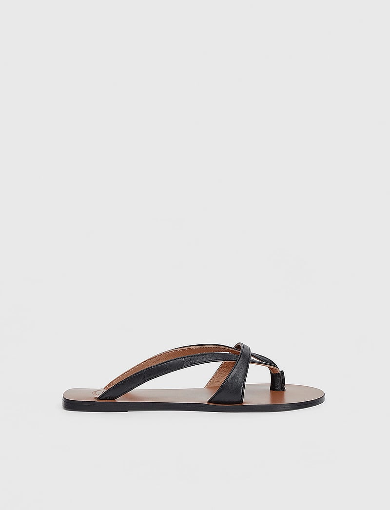 ATP Atelier Padula Black Nappa (AAR112306) Flat sandals