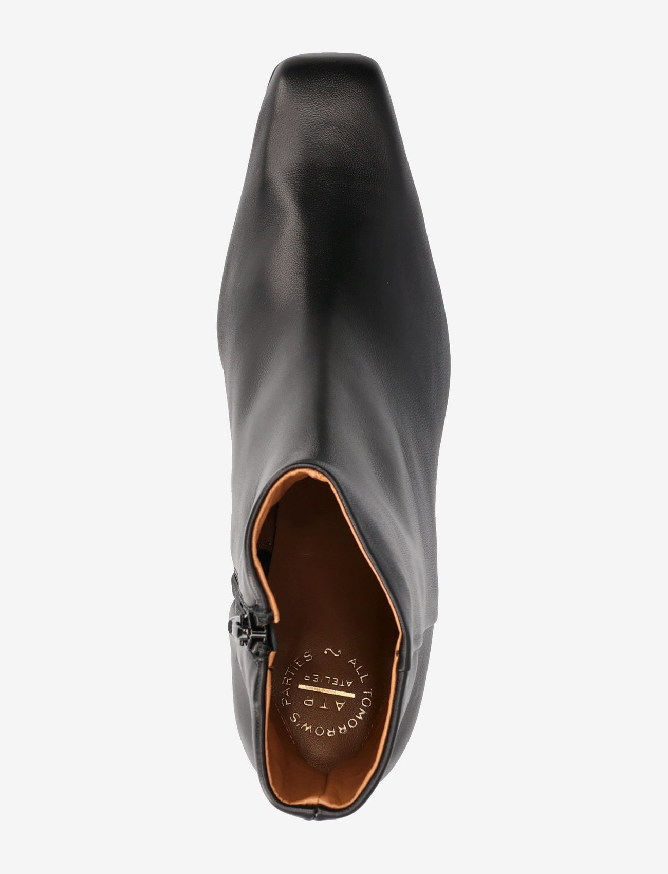 ATP Atelier - Praia Black Nappa - kontsaga poolsaapad - black - 4