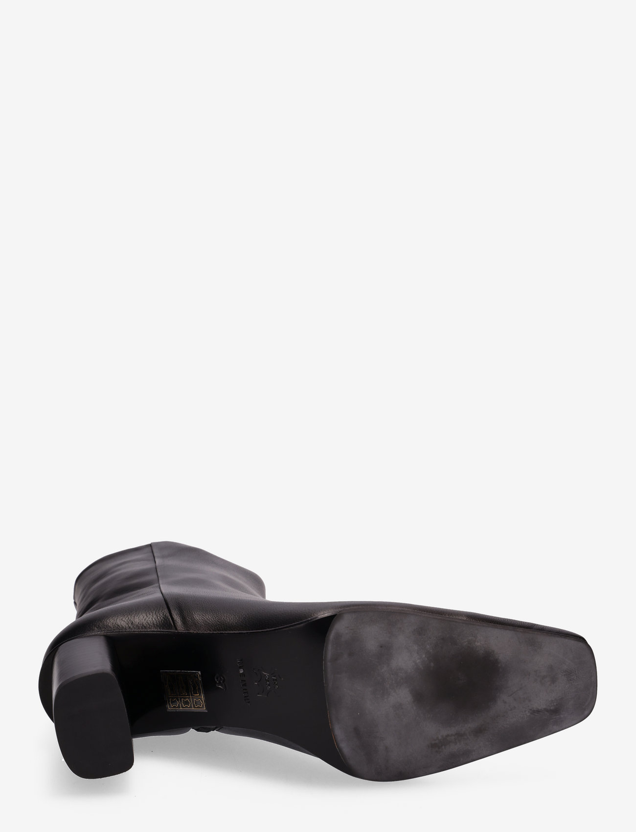 ATP Atelier - Praia Black Nappa - kontsaga poolsaapad - black - 5