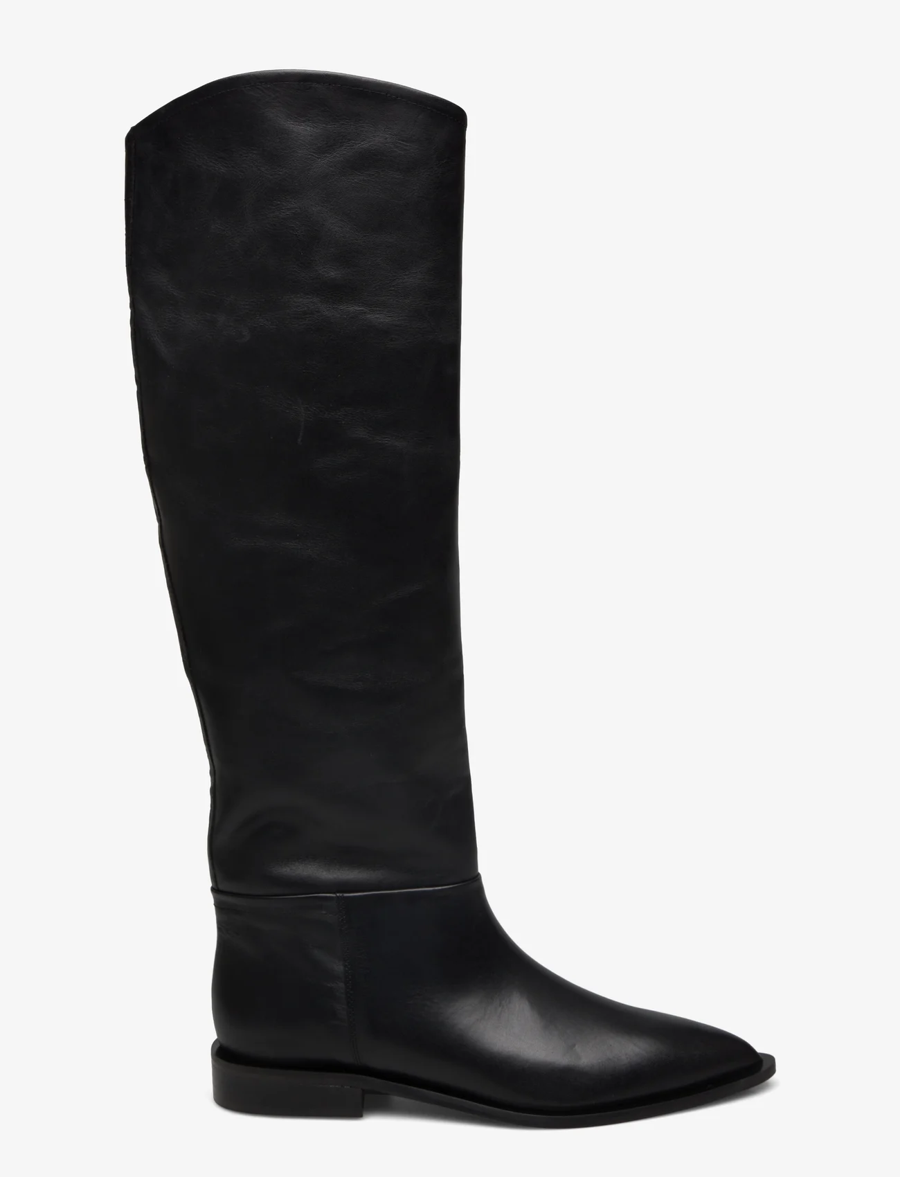 ATP Atelier - Carditello Black Calf - knee high boots - black - 1