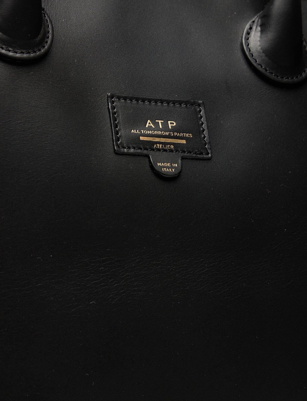 ATP Atelier - Montefalcione Black Vacchetta - shoppingväskor - black - 3