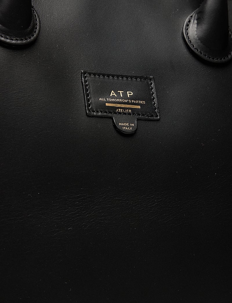 ATP Atelier - Montefalcione Black Vacchetta - shoppingväskor - black - 3