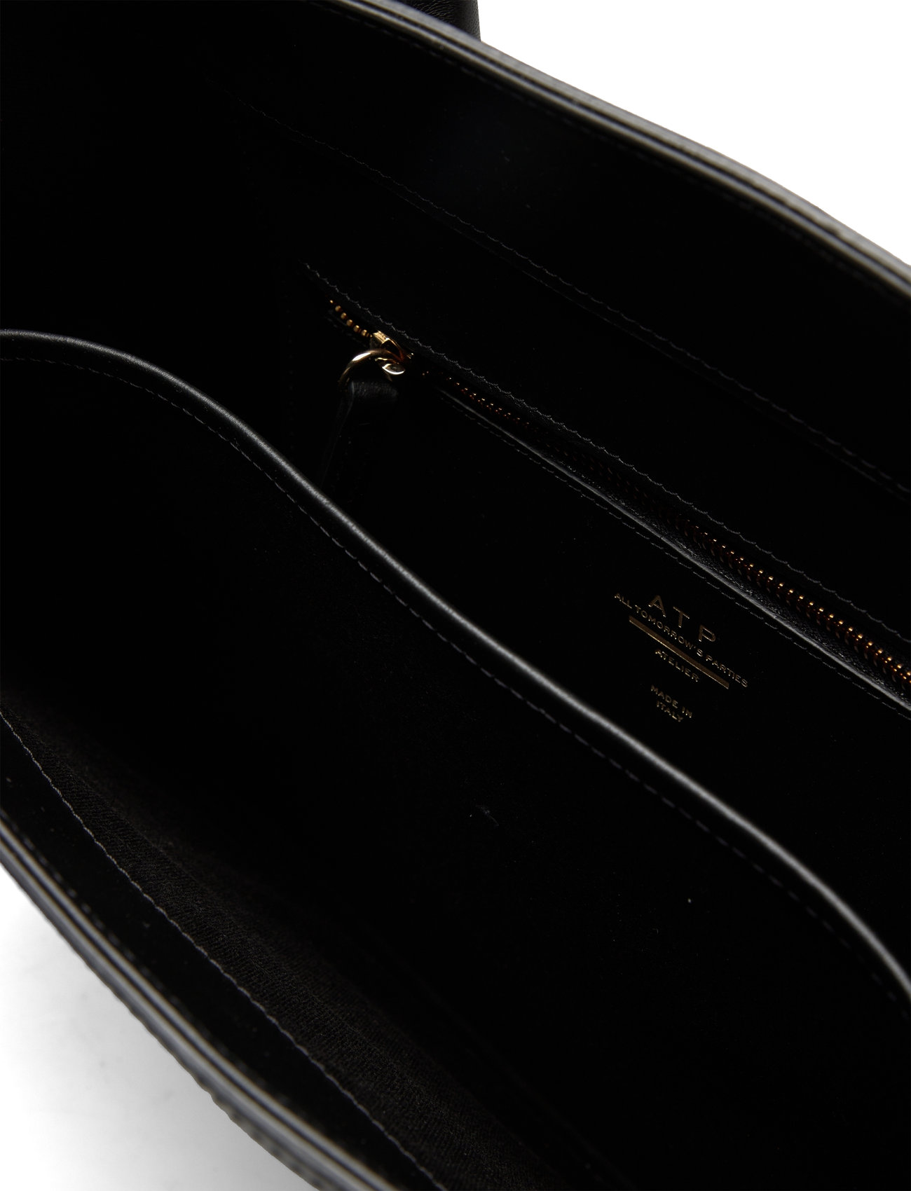 ATP Atelier - Montefalcione Black Vacchetta - shoppingväskor - black - 4