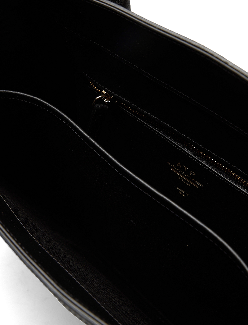 ATP Atelier - Montefalcione Black Vacchetta - shoppingväskor - black - 4