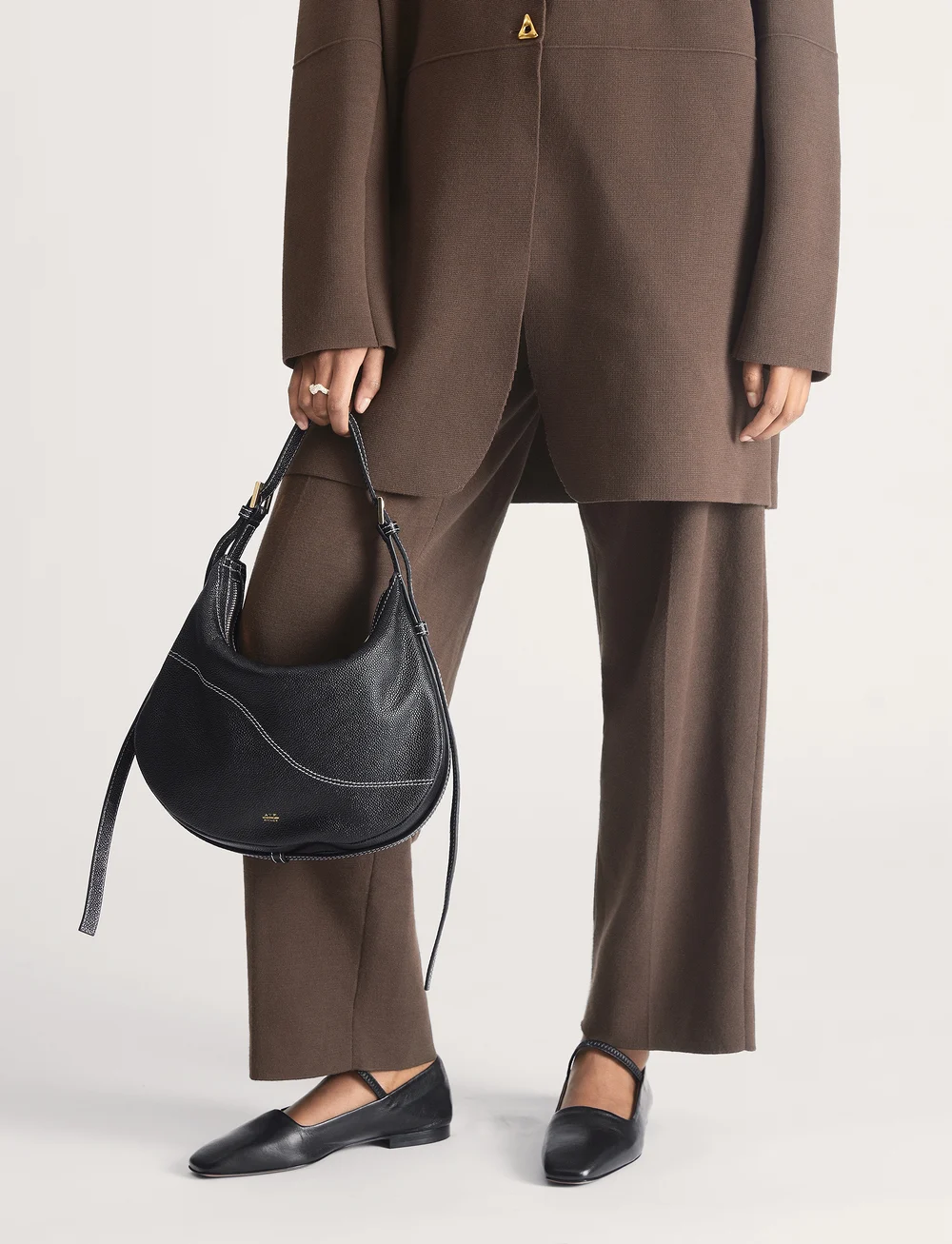 ATP Atelier - Petina Black Nappa - ballerinaer - black - 0