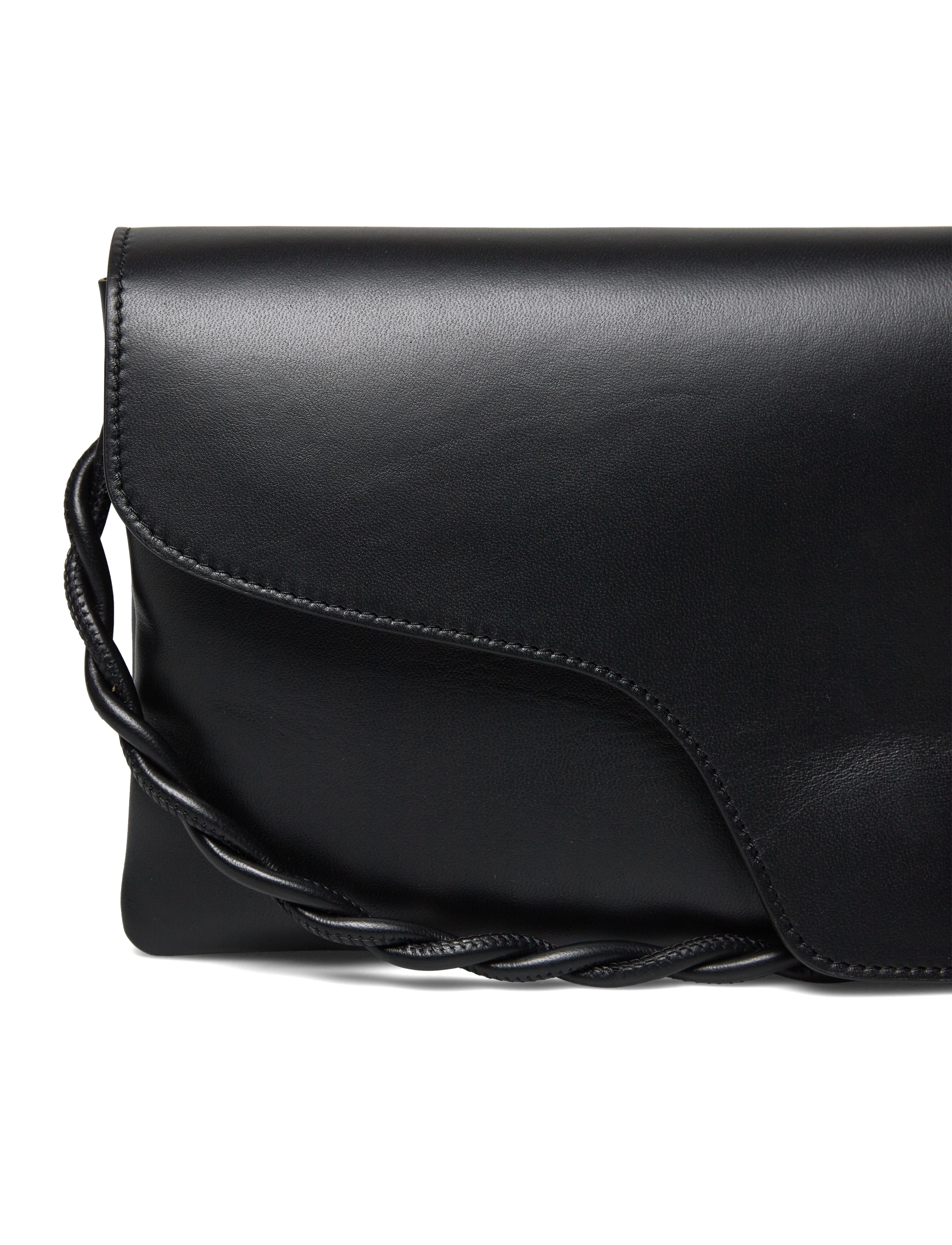 ATP Atelier - Duronia Black Double Faced Nappa - fashion trends - black - 4