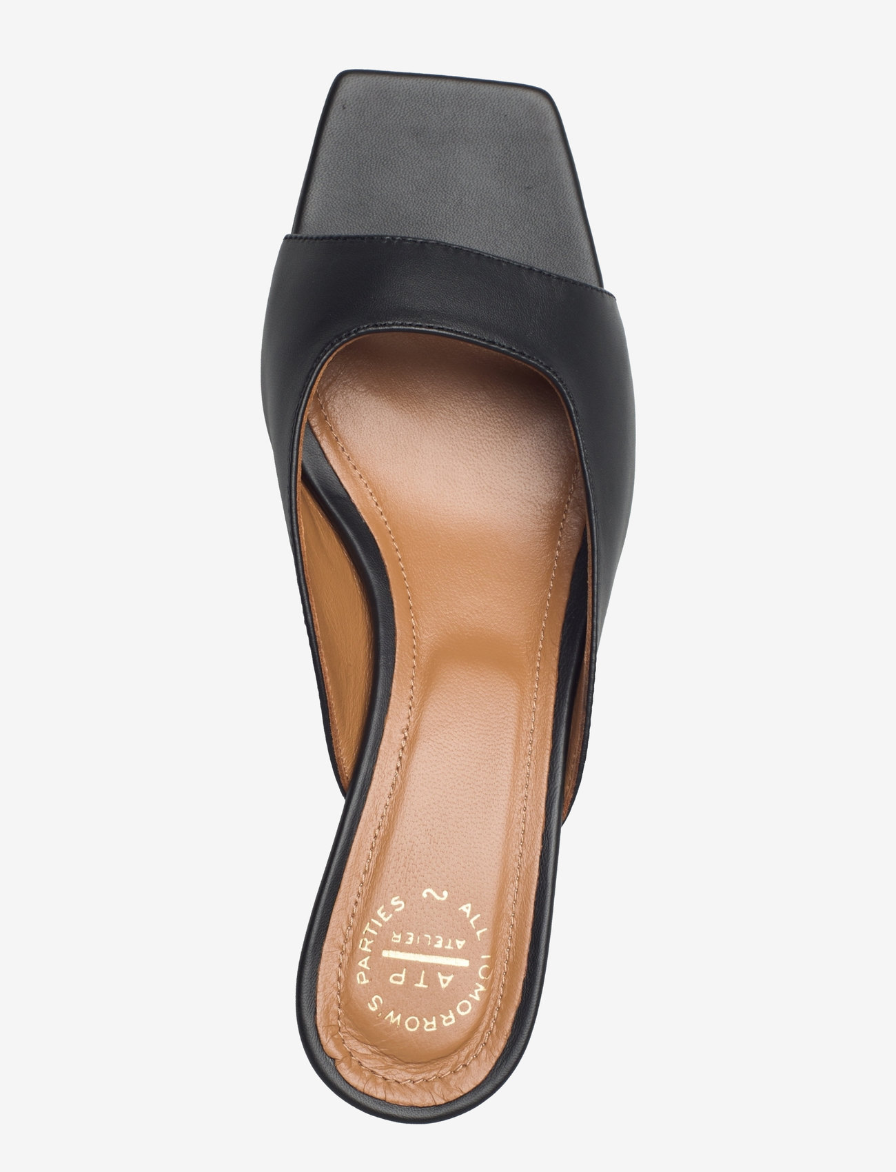 ATP Atelier - Tavenna Black Nappa - lahtised kontsakingad - black - 4