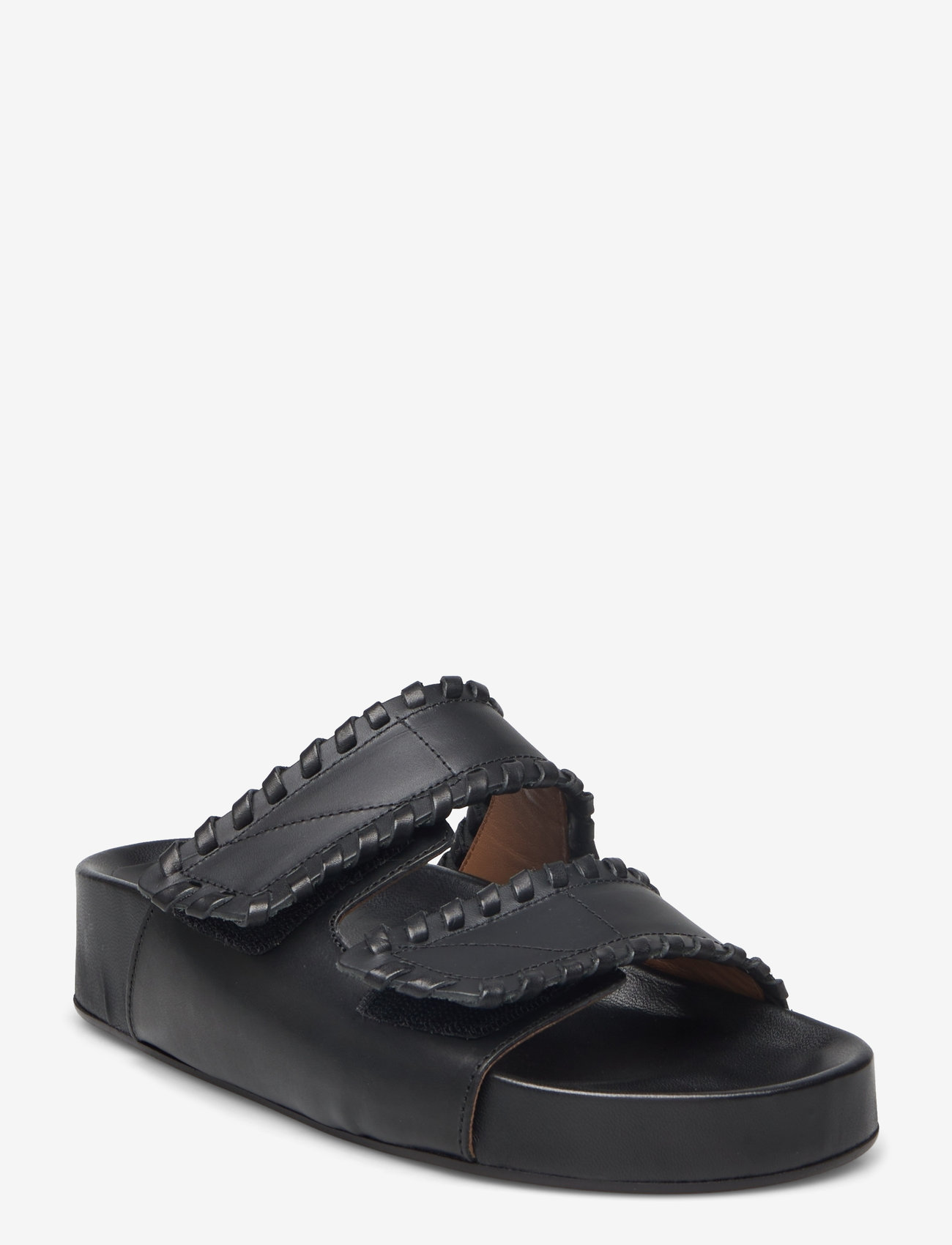 ATP Atelier - Furlo Stitch Black Vacchetta - flade sandaler - black - 1