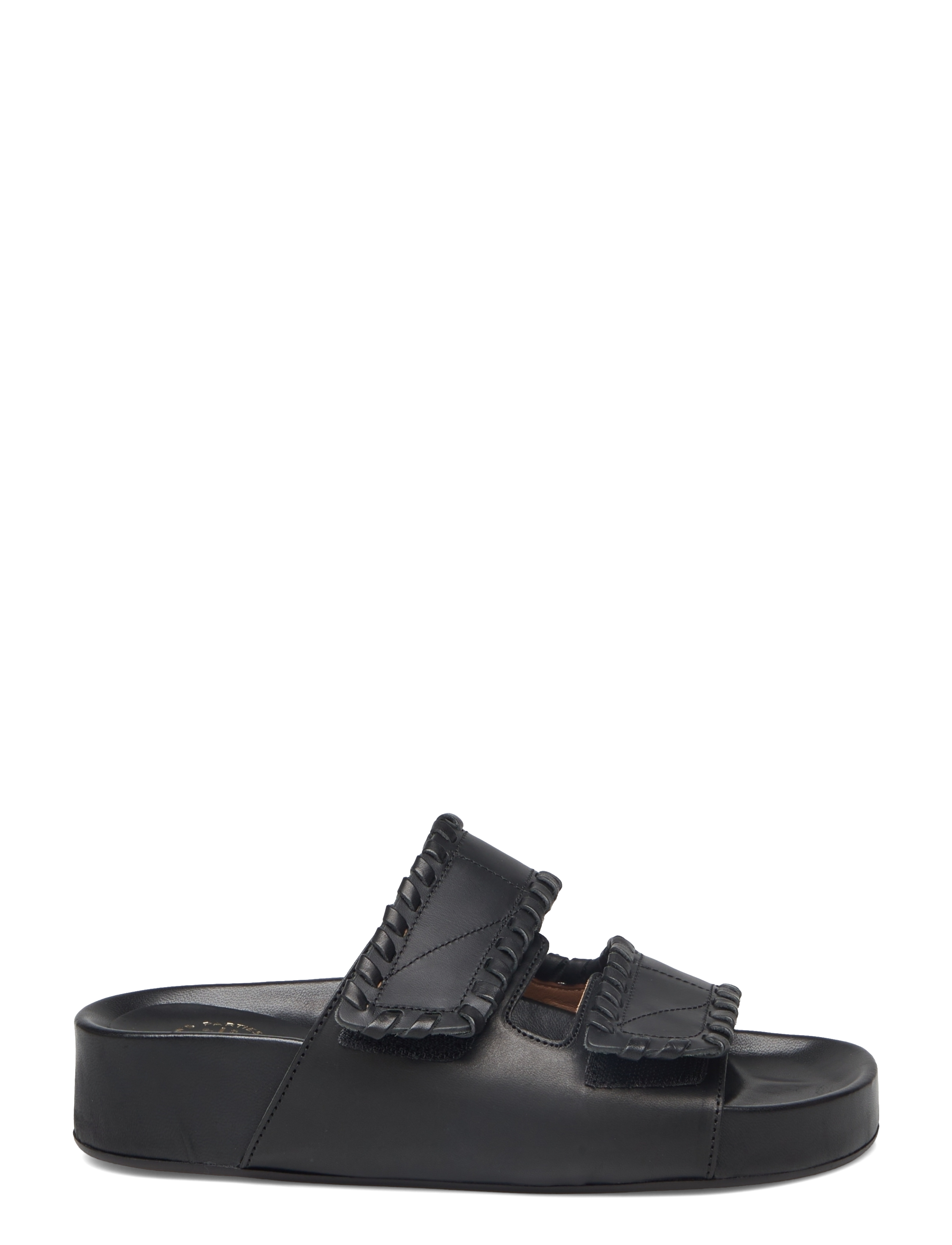 ATP Atelier - Furlo Stitch Black Vacchetta - matalat sandaalit - black - 2