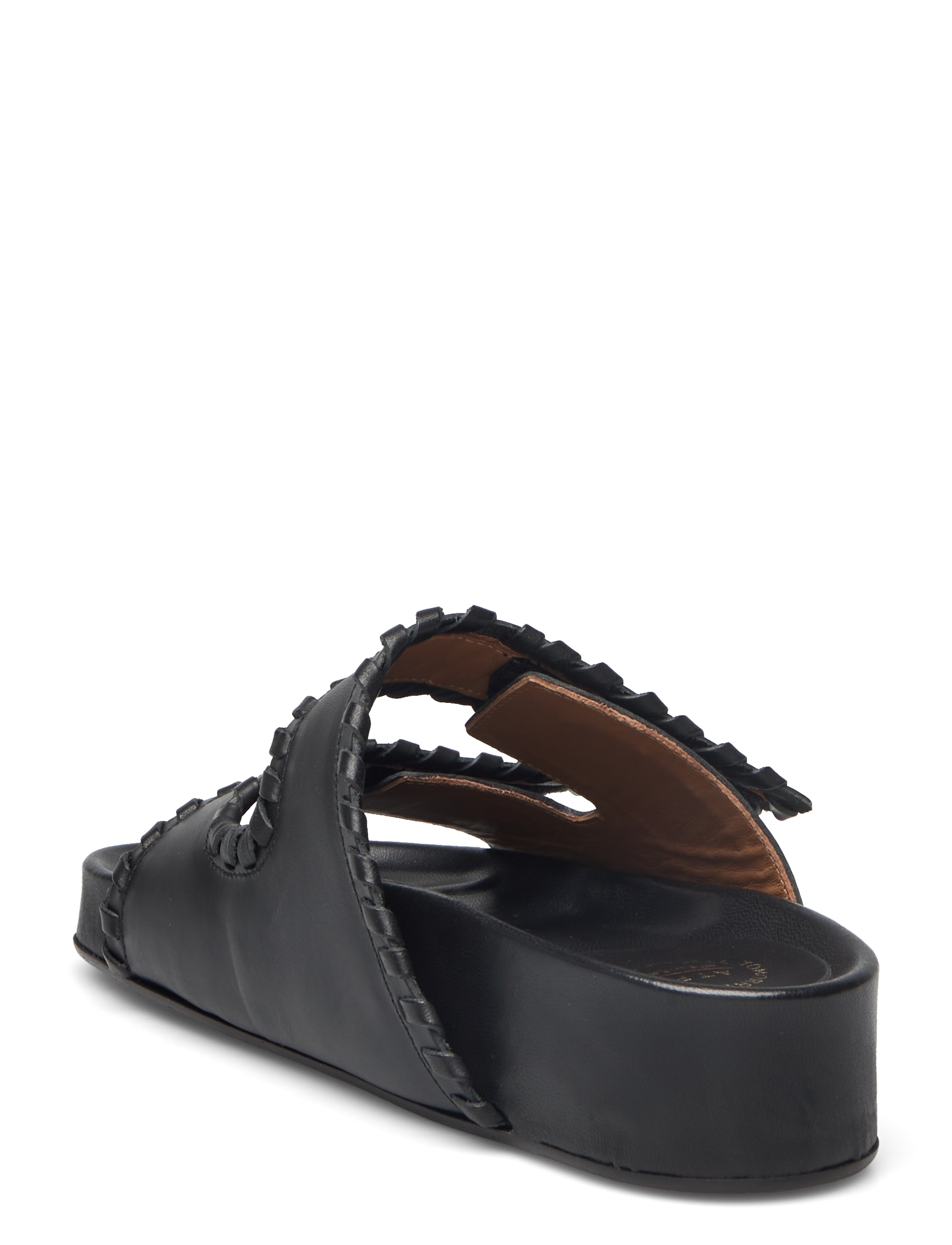 ATP Atelier - Furlo Stitch Black Vacchetta - matalat sandaalit - black - 3
