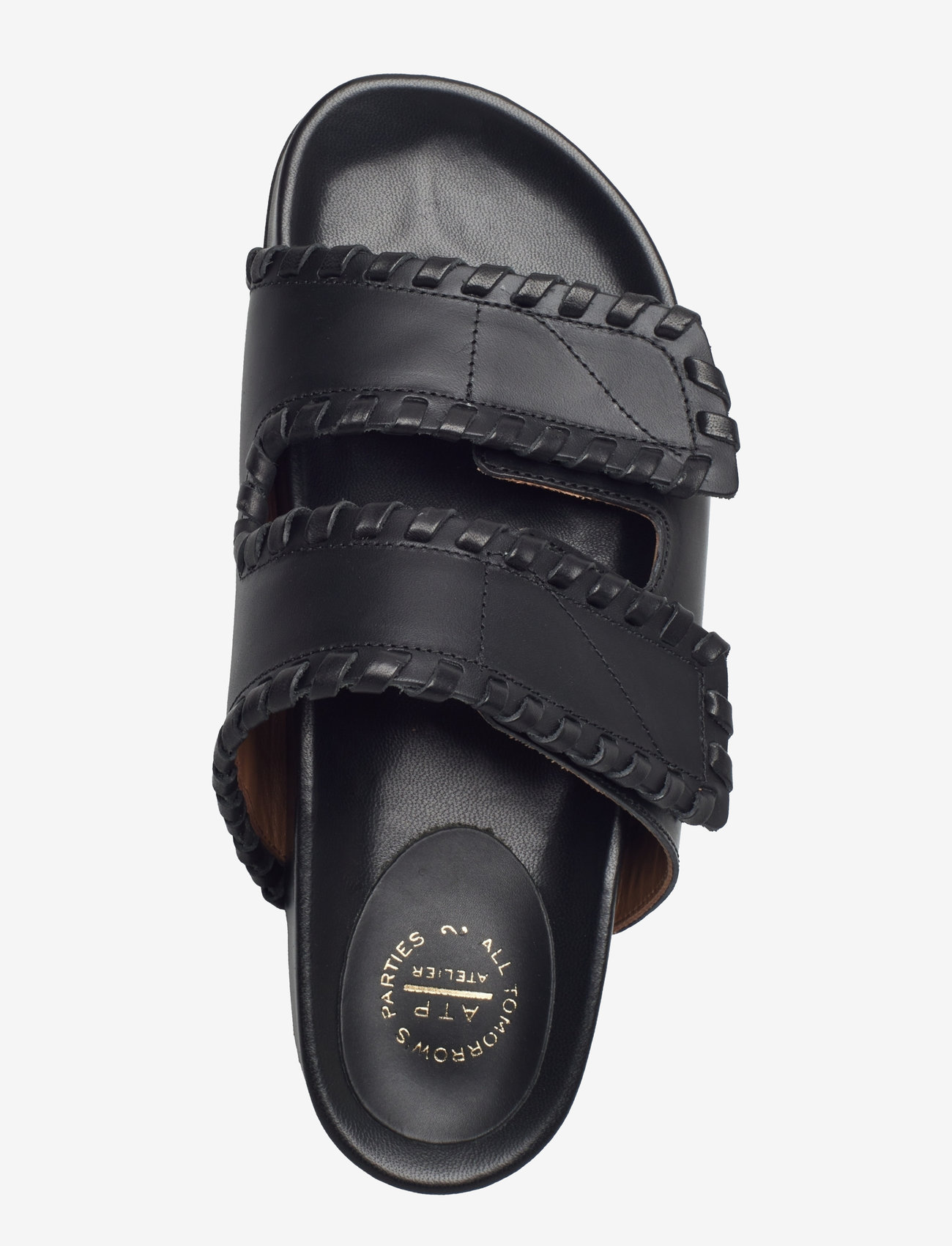 ATP Atelier - Furlo Stitch Black Vacchetta - flade sandaler - black - 4