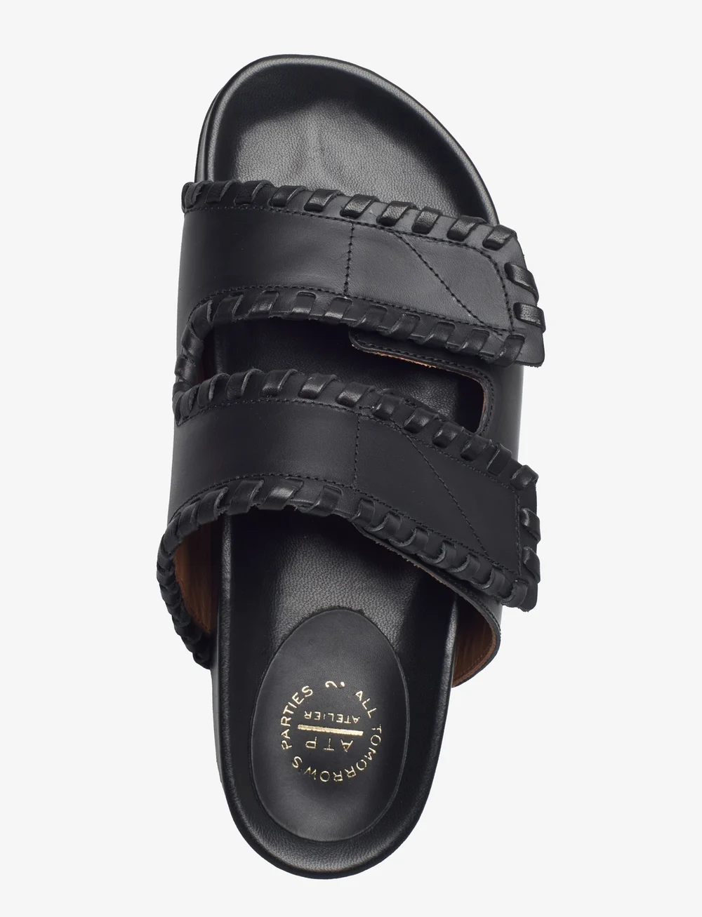 ATP Atelier - Furlo Stitch Black Vacchetta - flade sandaler - black - 4