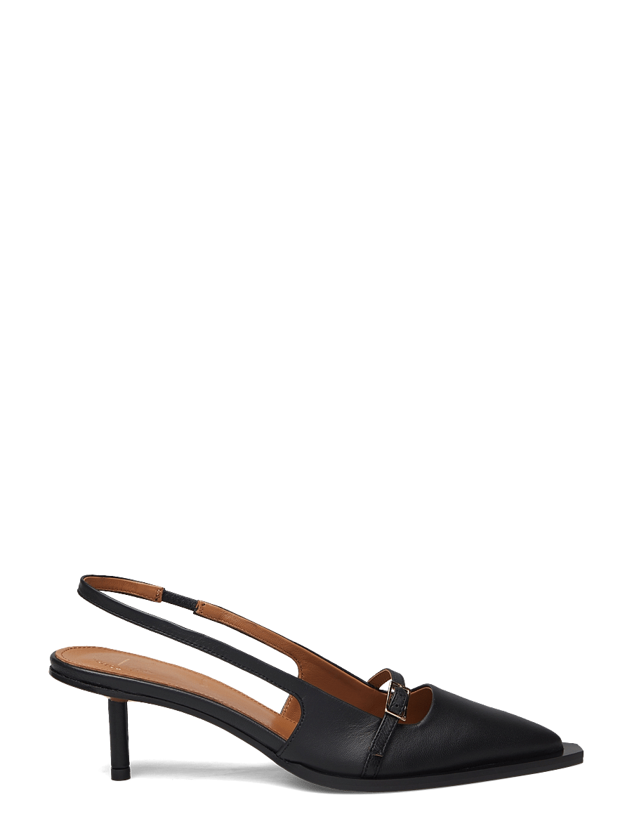 ATP Atelier - Mira Black Nappa - kontsaga slingback-kingad - black - 1