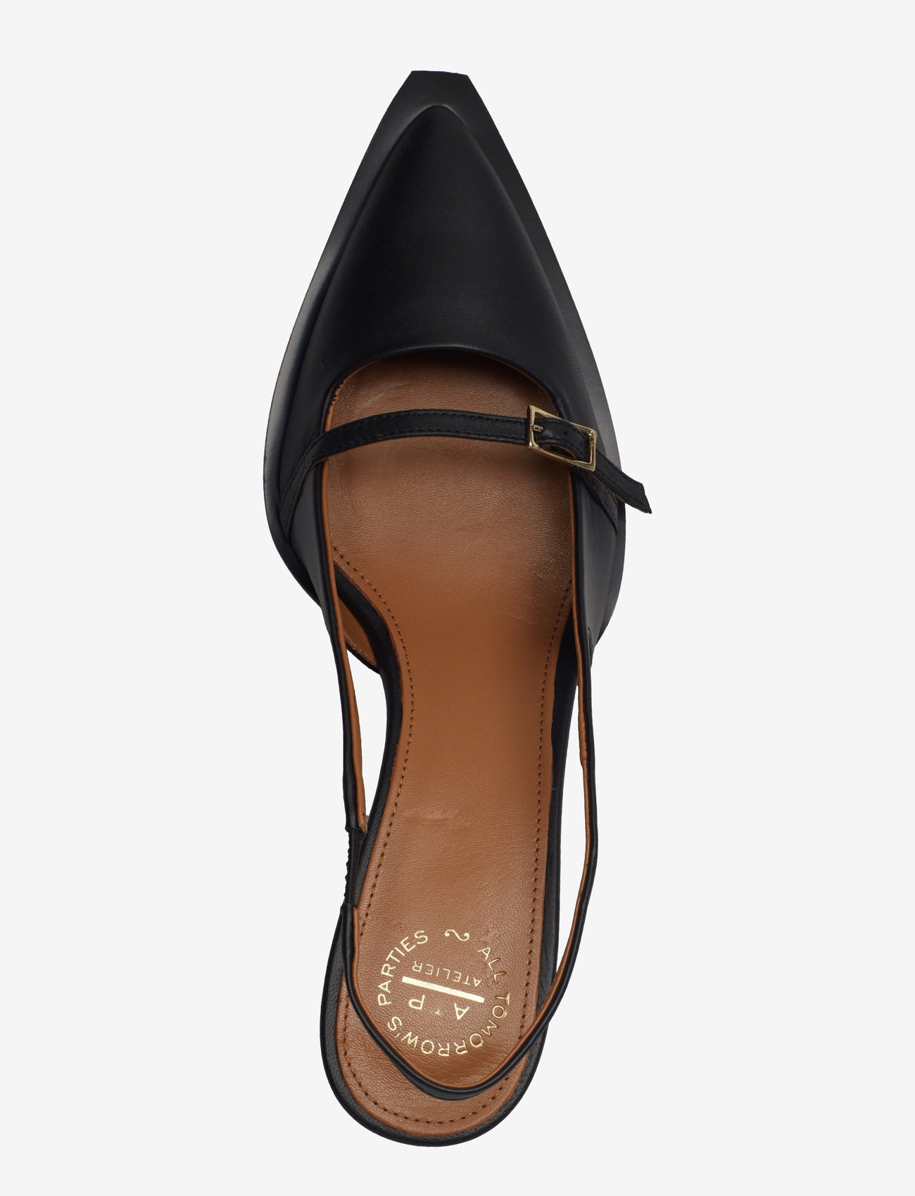 ATP Atelier - Mira Black Nappa - högklackade slingbacks - black - 3
