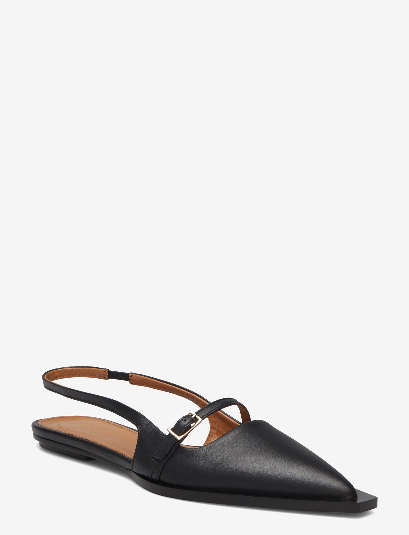 ATP Atelier - Cortina Black Nappa - flade slingbacks - black - 0