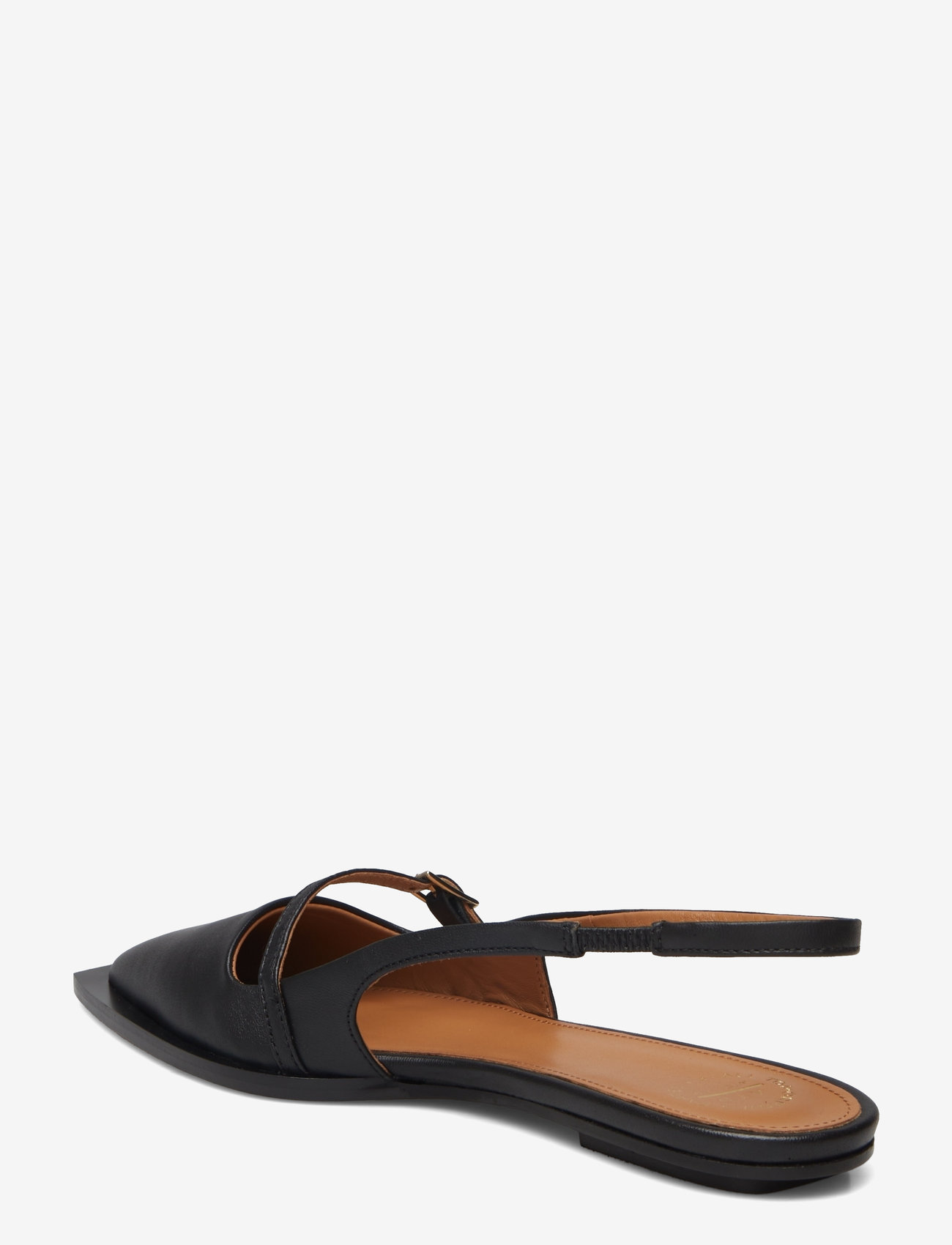 ATP Atelier - Cortina Black Nappa - flade slingbacks - black - 2