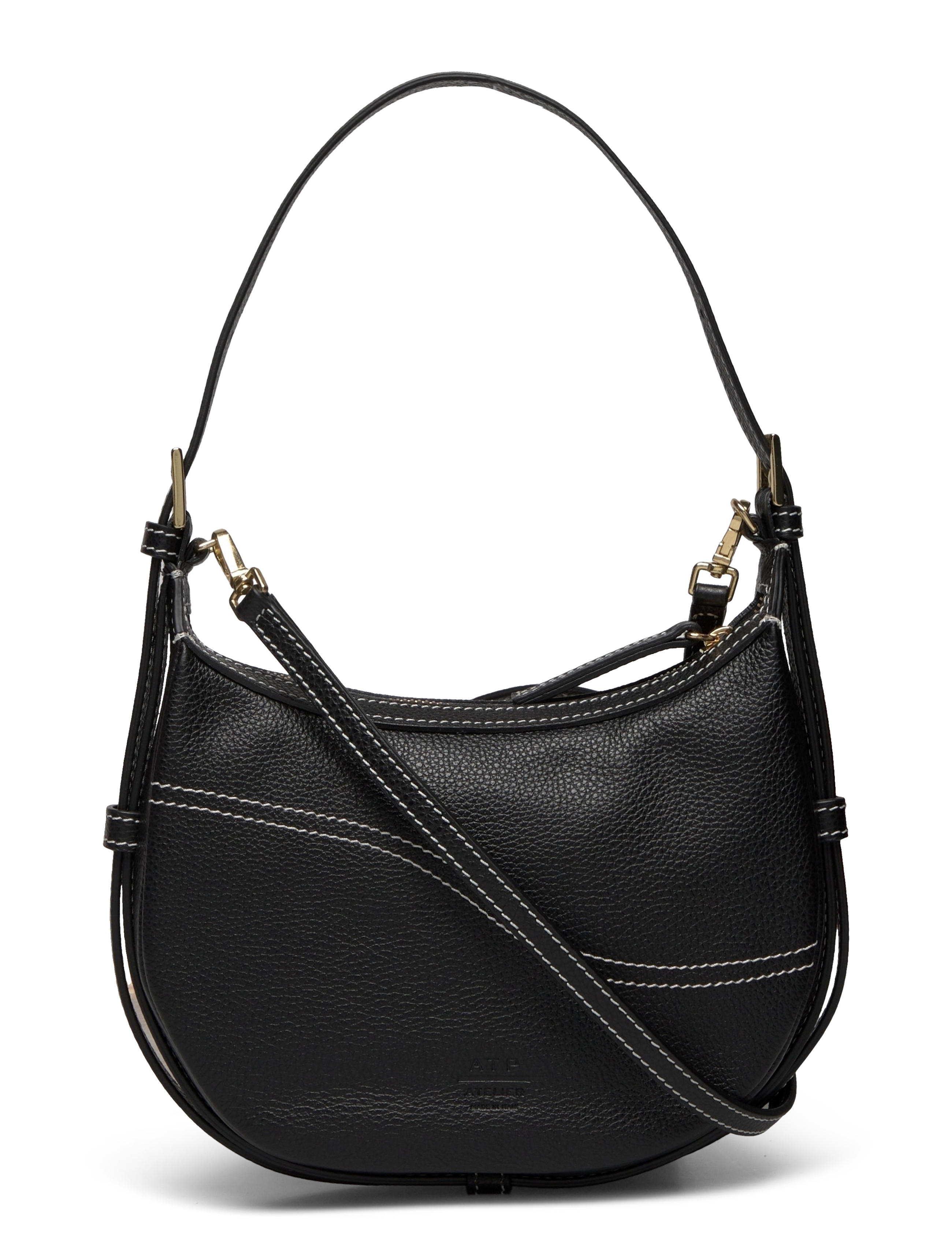 ATP Atelier Silea Black/Contrast Stitch Grained Calf - Kampagne - BLACK/CONTRAST STITCH / black