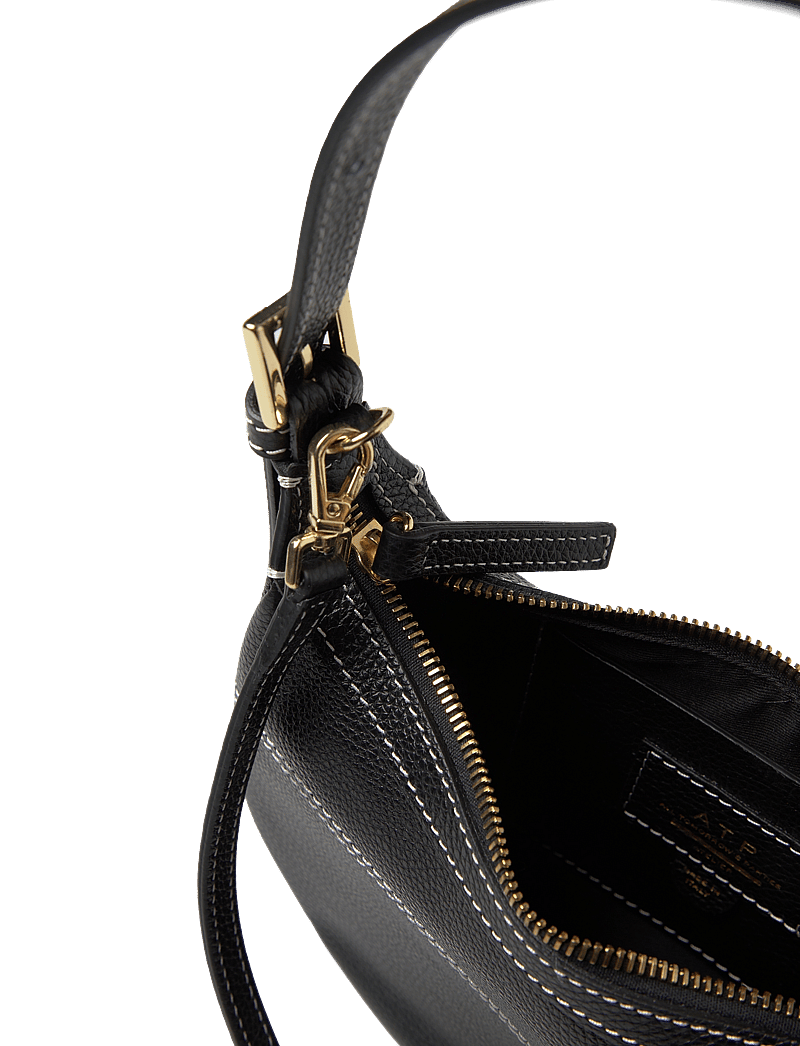 ATP Atelier - Silea Black/Contrast Stitch Grained Calf - speciella tillfällen - black/contrast stitch - 5