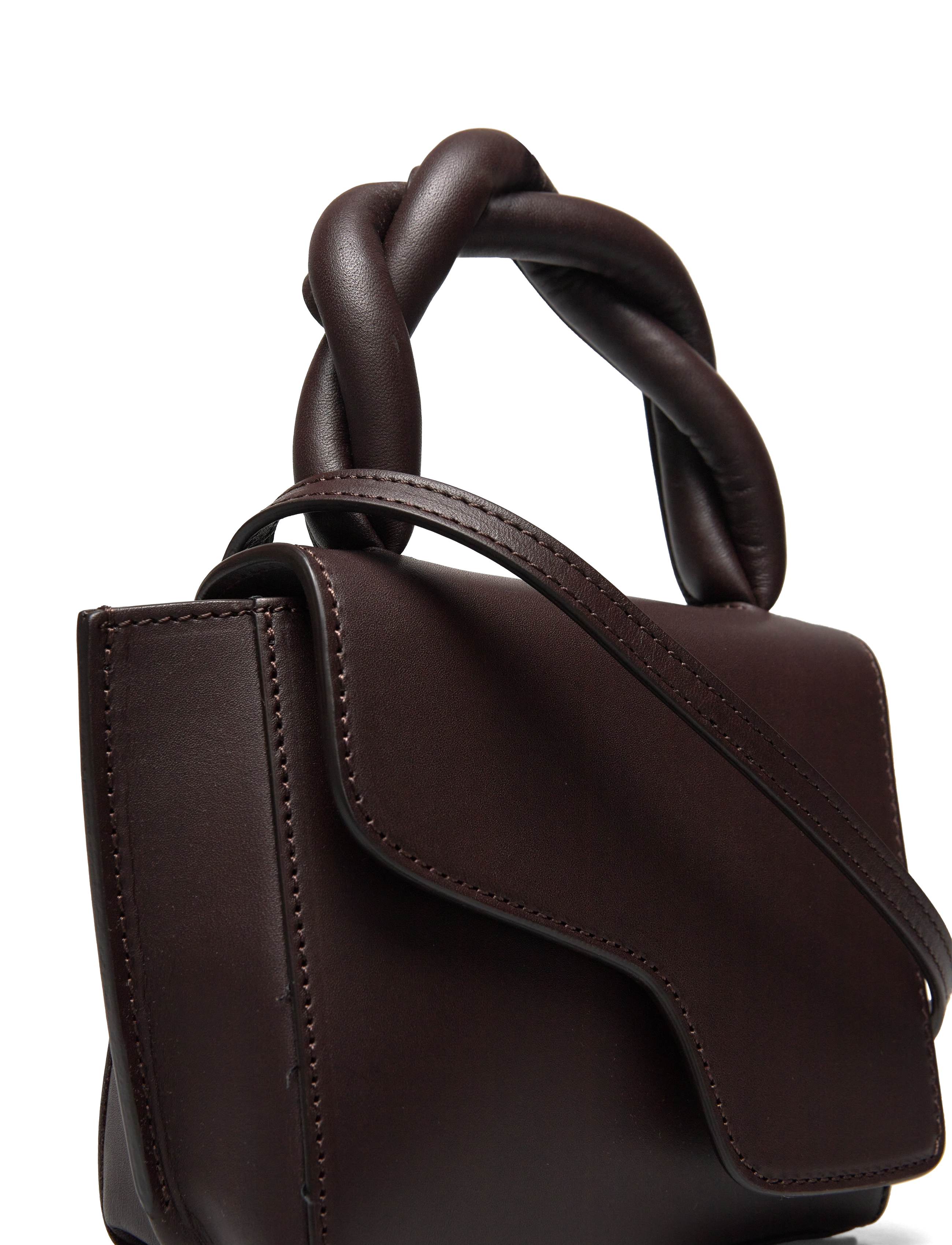 ATP Atelier - Montalbano Walnut Vacchetta/Nappa - top handle tasker - walnut - 3