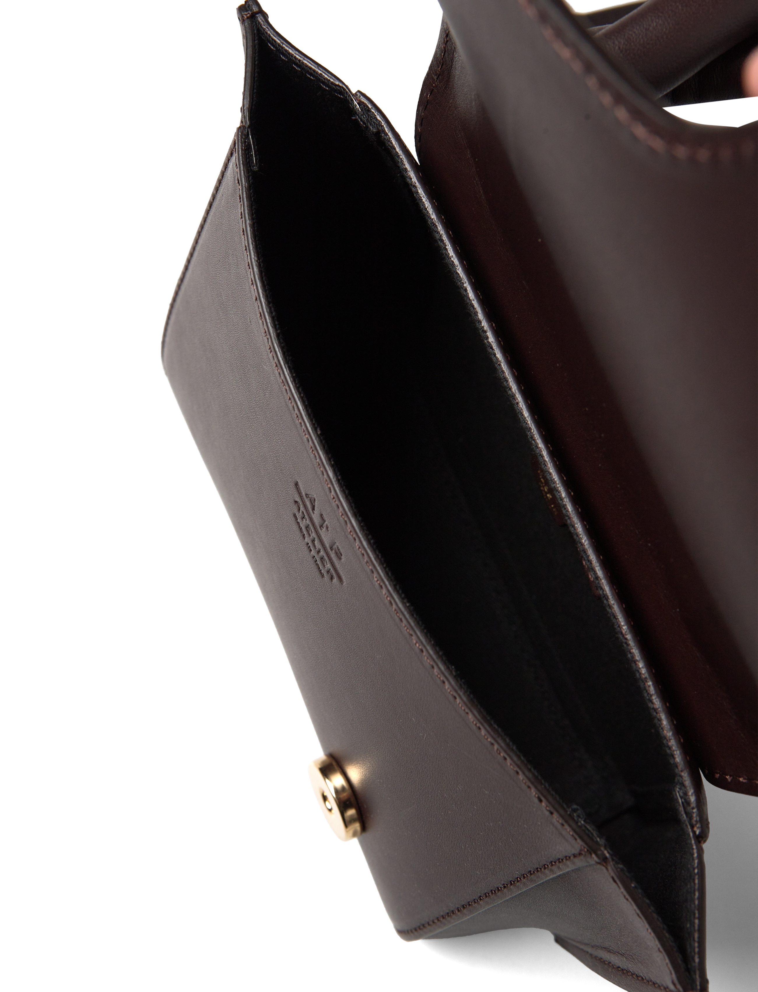 ATP Atelier - Montalbano Walnut Vacchetta/Nappa - top handle tasker - walnut - 4