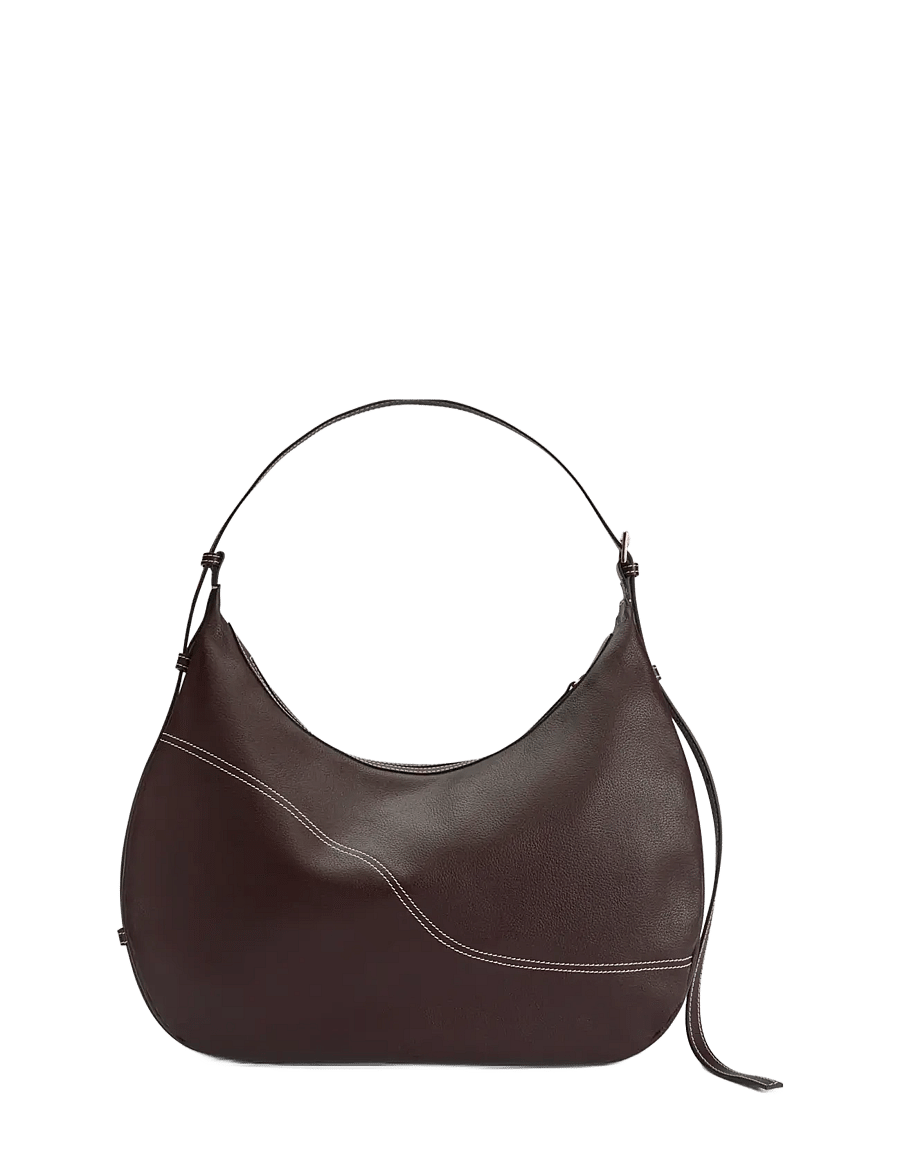 ATP Atelier - Potenza Walnut/Contrast Stitch Grained Calf - special occasions - walnut/contrast stitch - 1