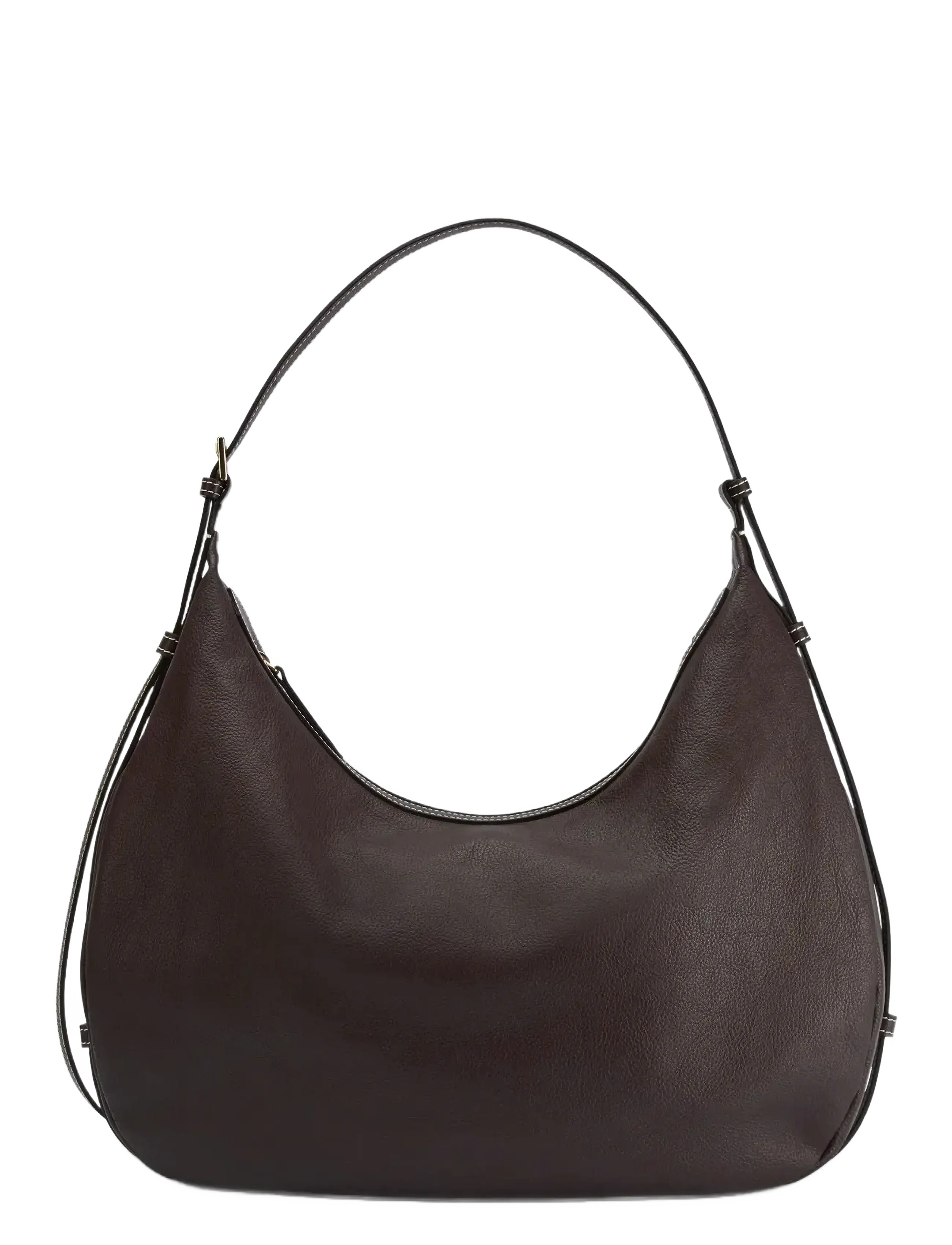 ATP Atelier - Potenza Walnut/Contrast Stitch Grained Calf - special occasions - walnut/contrast stitch - 3