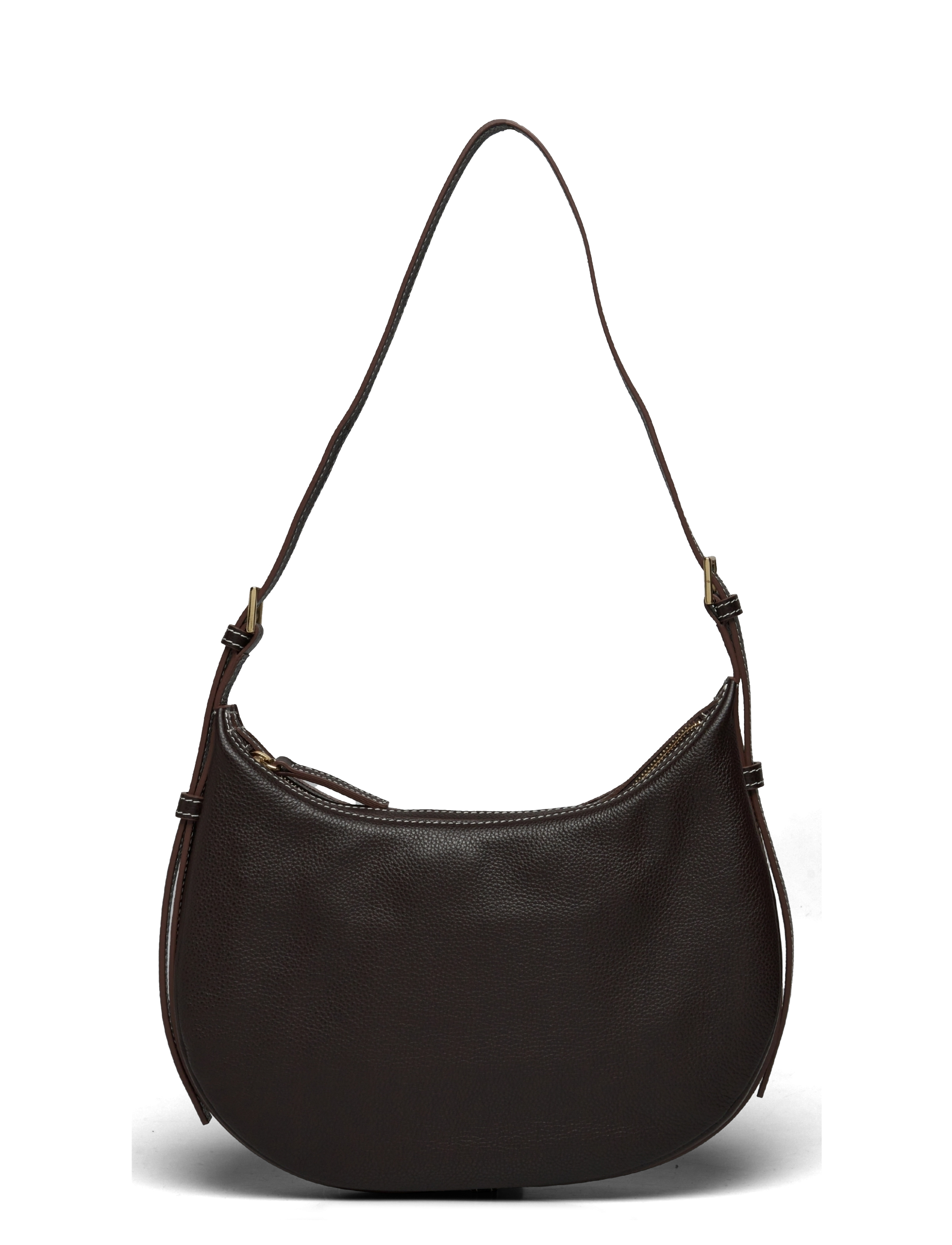ATP Atelier - Liveri Walnut/Contrast Stitch Grained Calf - walnut/contrast stitch - 2