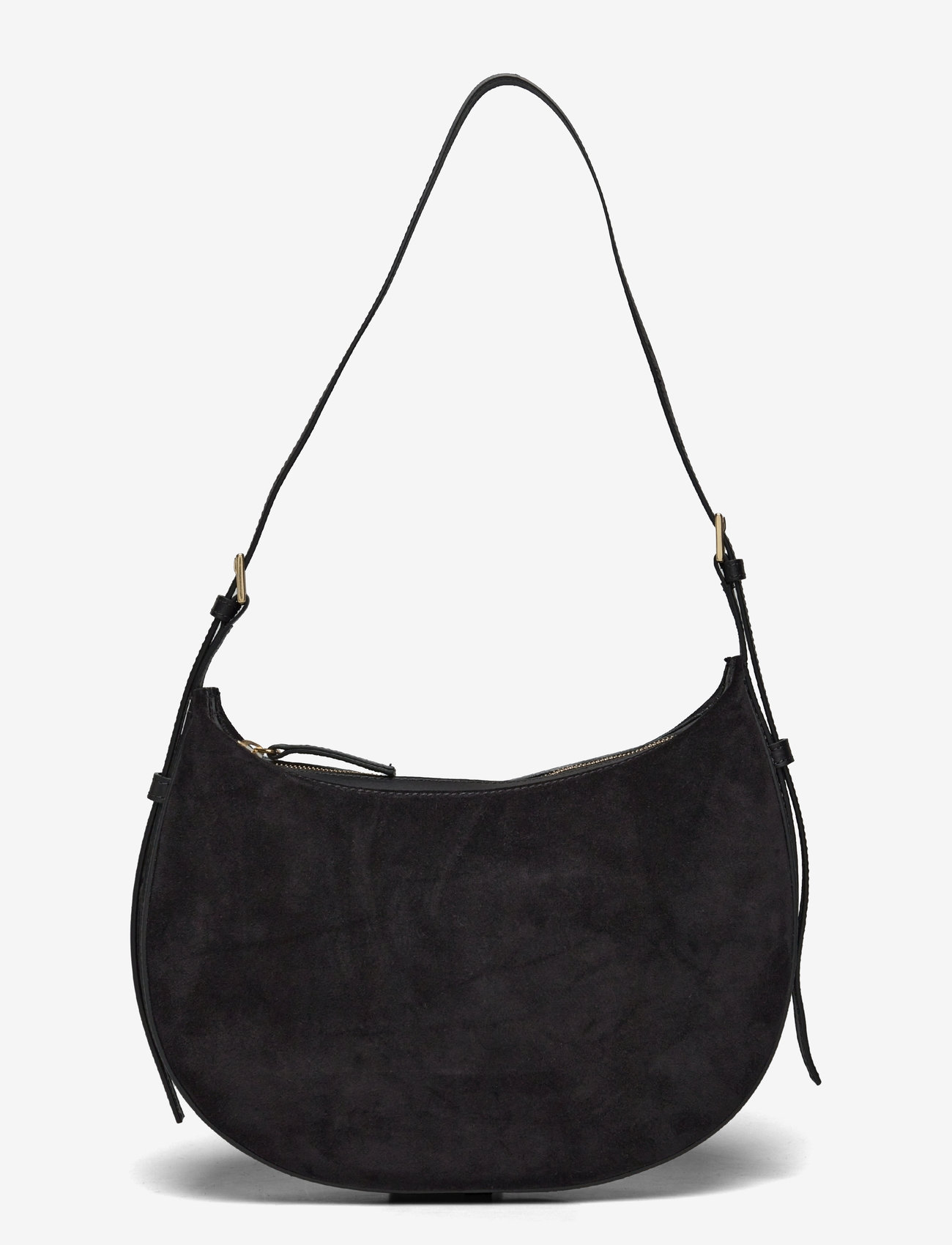 ATP Atelier - Liveri Black Suede/Vacchetta - shoulder bags - black - 2