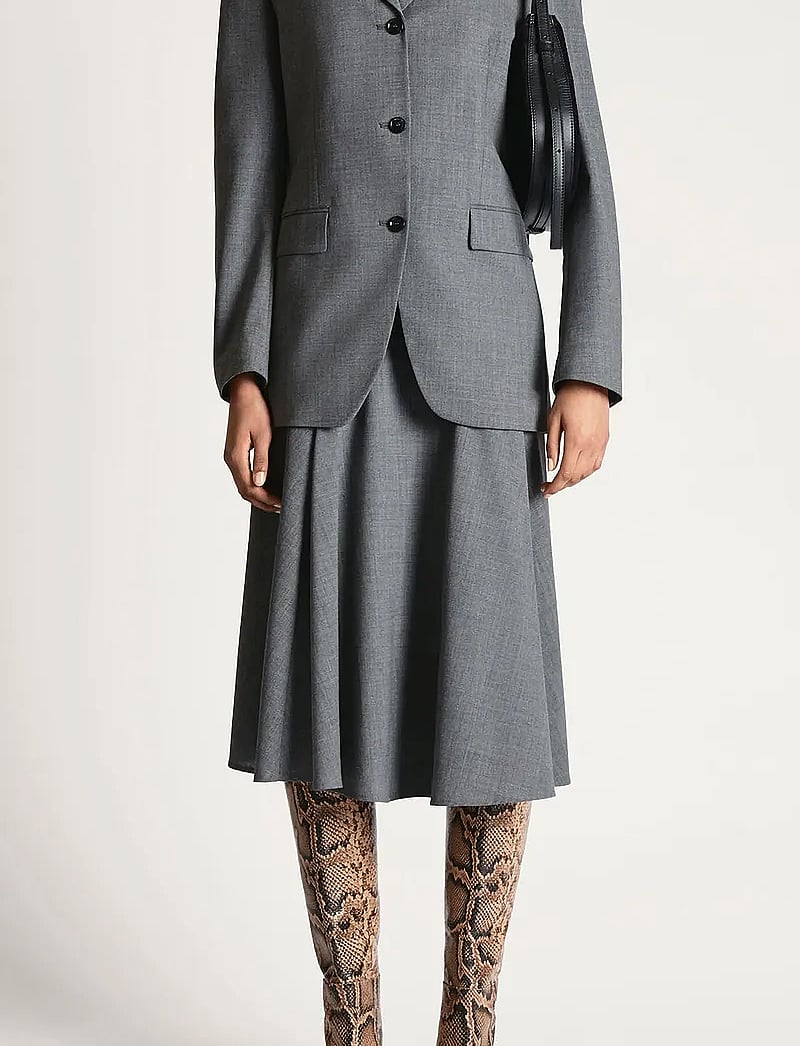 ATP Atelier - Liveri Black Suede/Vacchetta - shoulder bags - black - 0