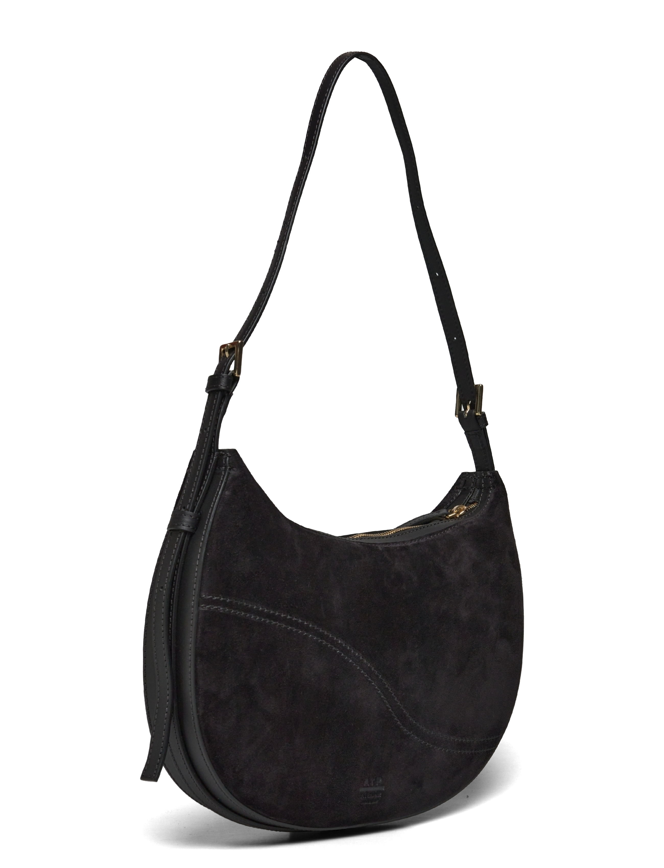 ATP Atelier - Liveri Black Suede/Vacchetta - moetrendid - black - 3
