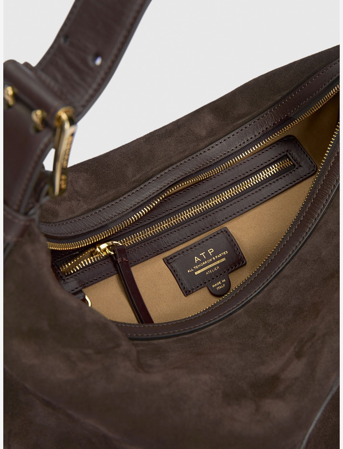 ATP Atelier - Bassano Walnut Suede/Vacchetta - særlige begivenheder - walnut - 5