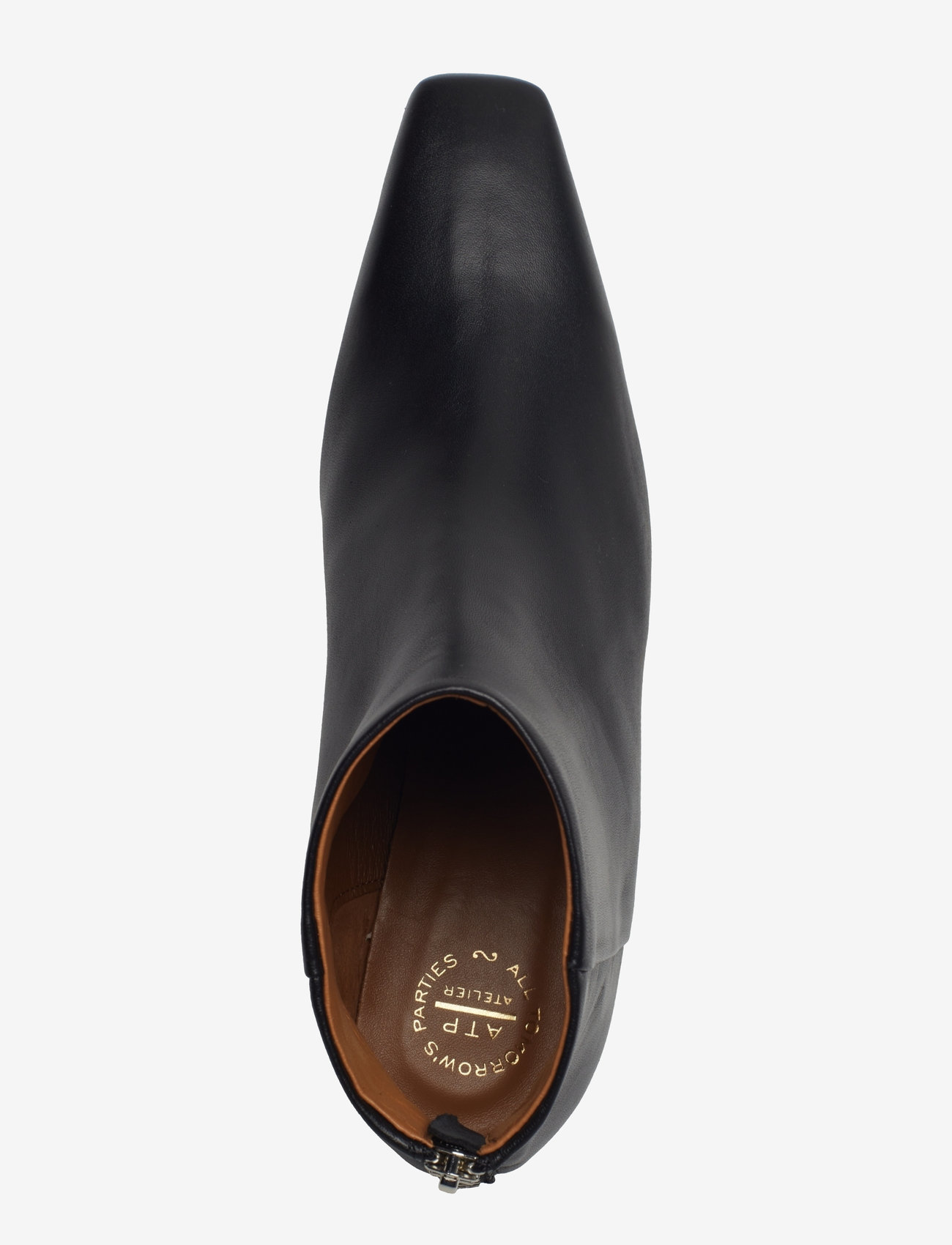 ATP Atelier - Polverelli Black Nappa - heeled ankle boots - black - 3