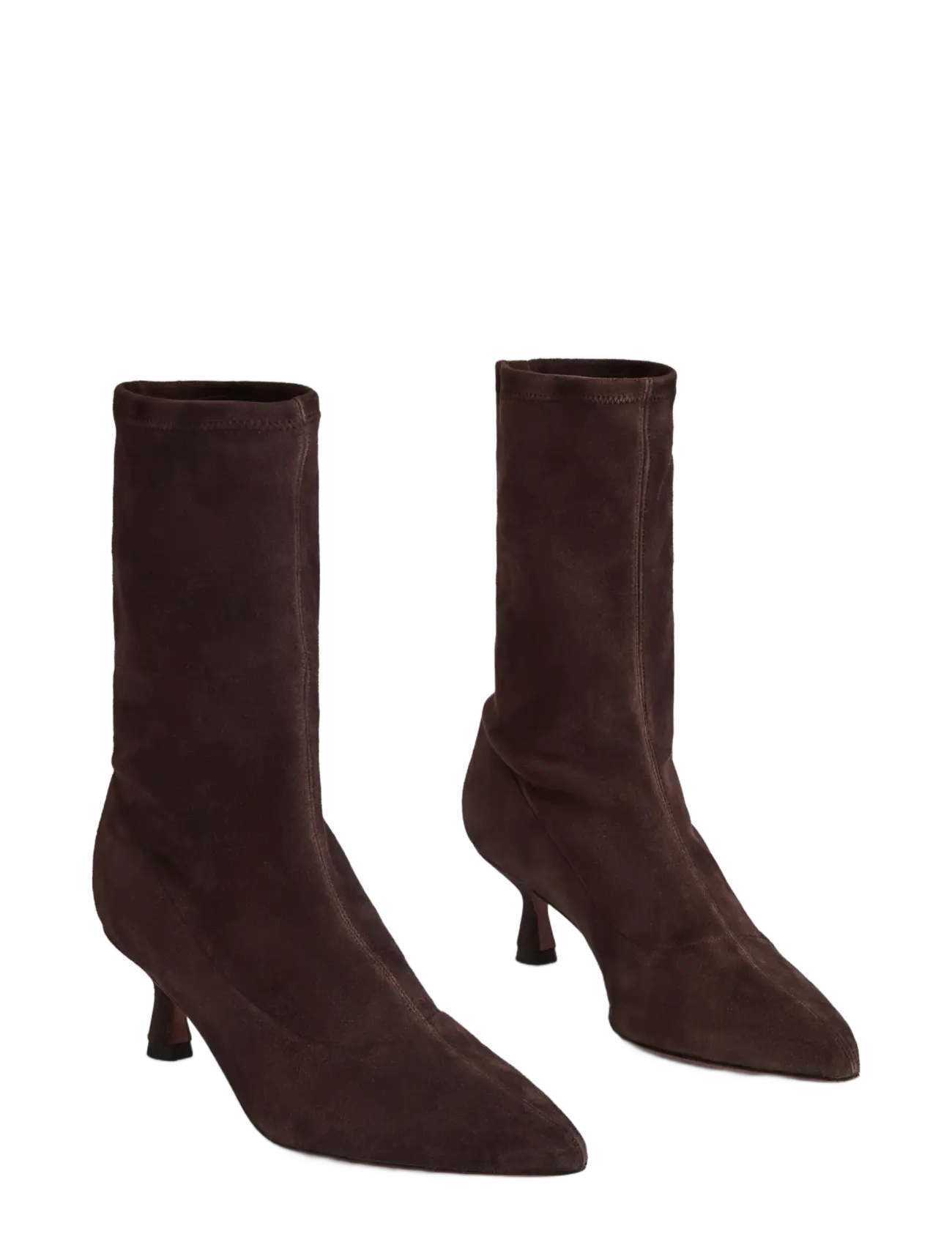 ATP Atelier - Cerone Walnut Suede Stretch - stövletter - walnut - 1