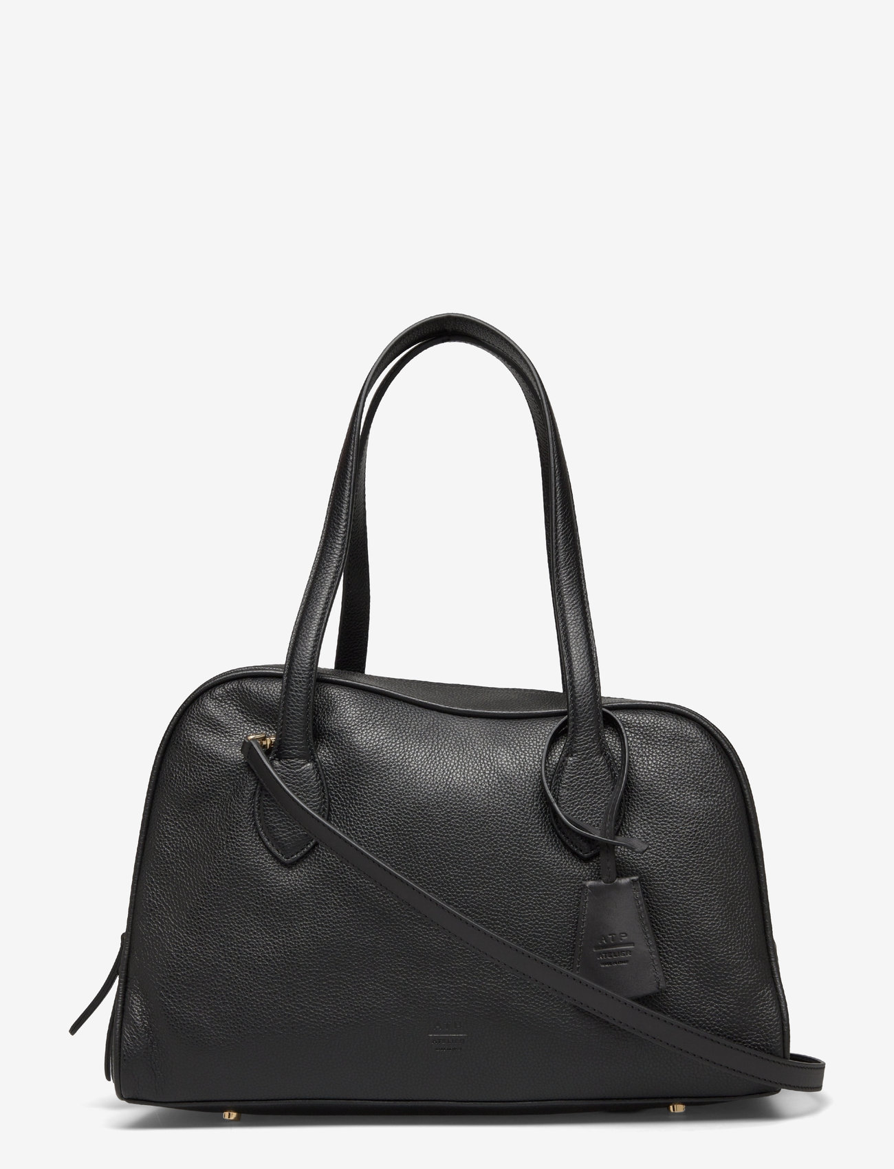 ATP Atelier - Noale Black Grained Calf - shoulder bags - black - 1