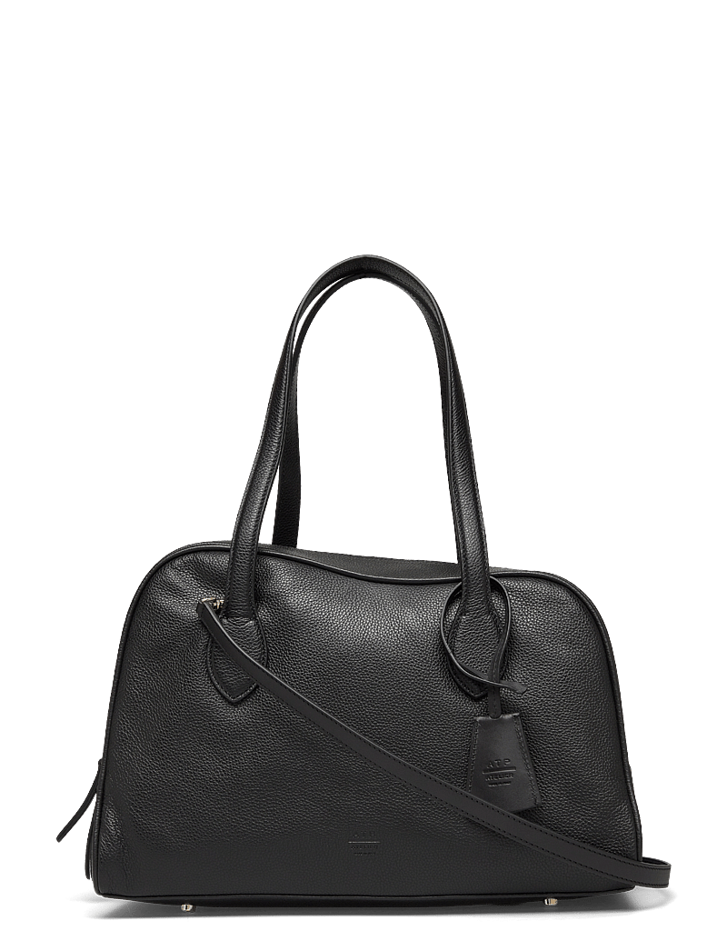 ATP Atelier - Noale Black Grained Calf - shoulder bags - black - 1