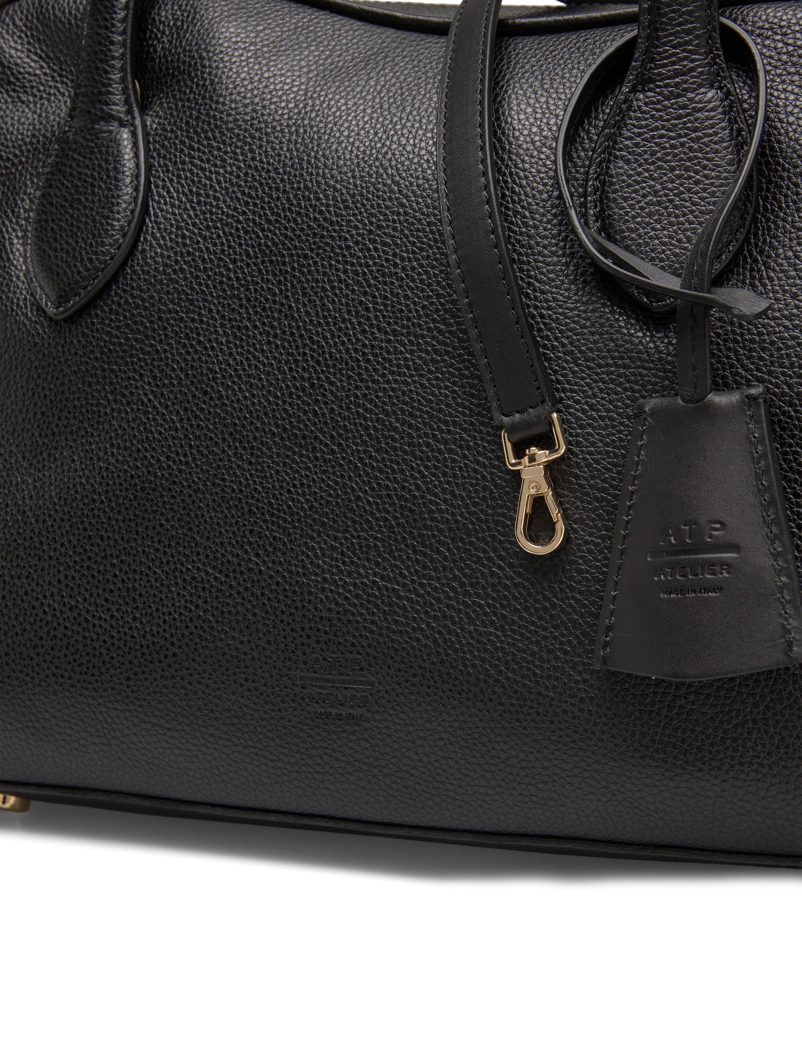 ATP Atelier - Noale Black Grained Calf - fashion trends - black - 4