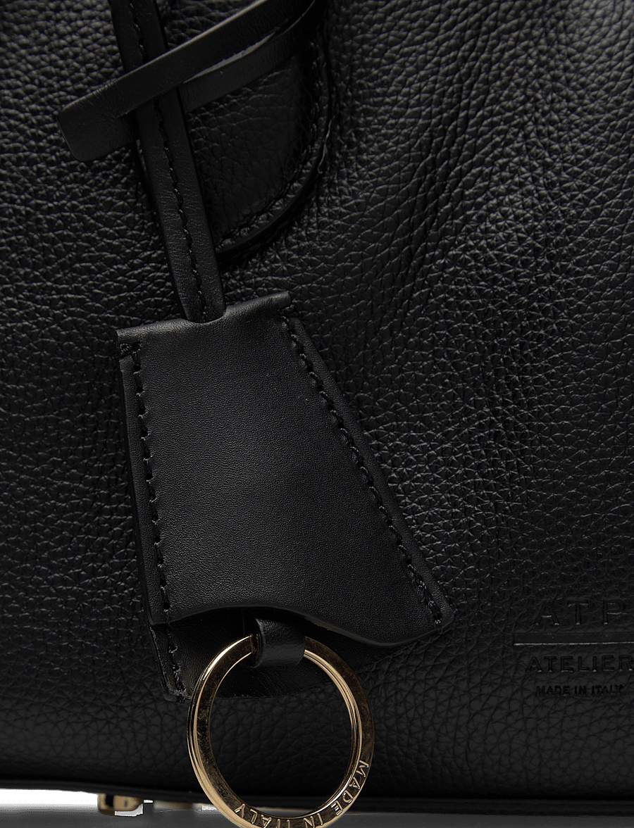ATP Atelier - Ormelle Black Grained Calf - moetrendid - black - 4