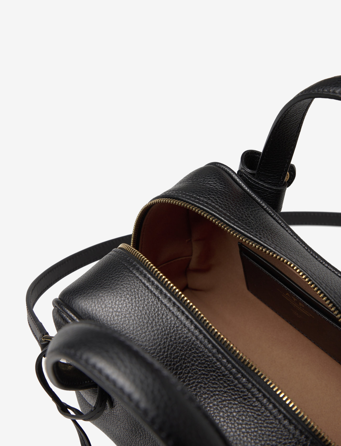 ATP Atelier - Ormelle Black Grained Calf - shoulder bags - black - 5