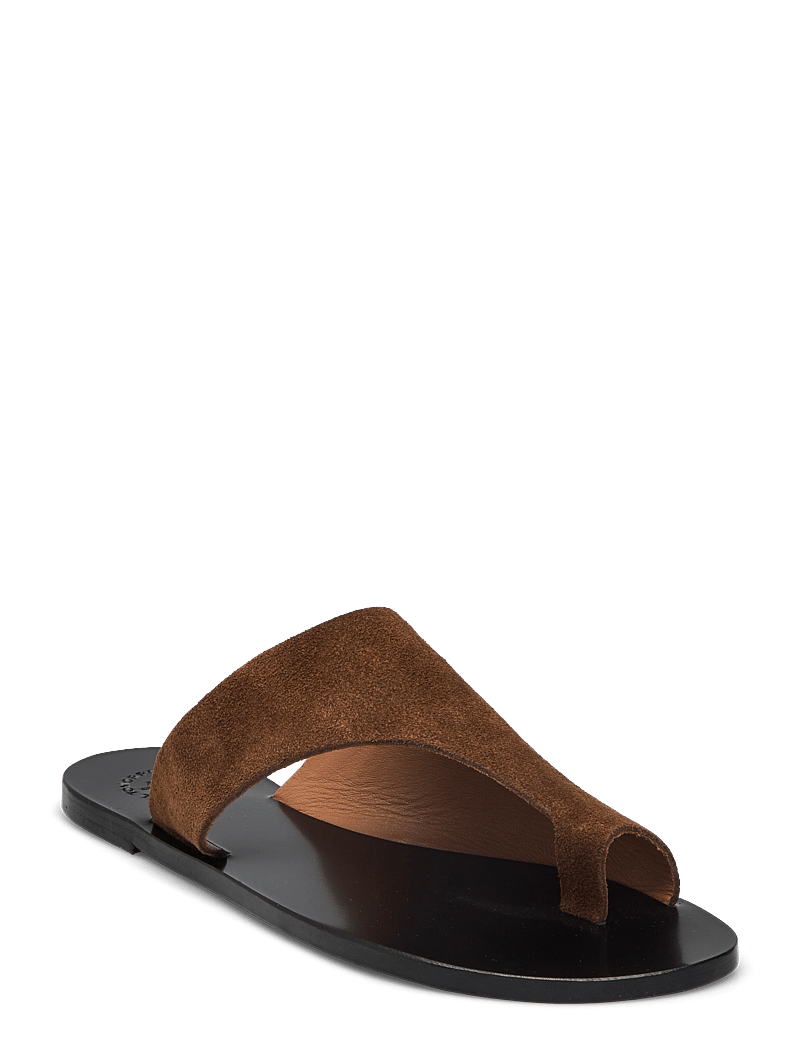 ATP Atelier - Rosa Cannella Suede - platta sandaler - cannella - 0