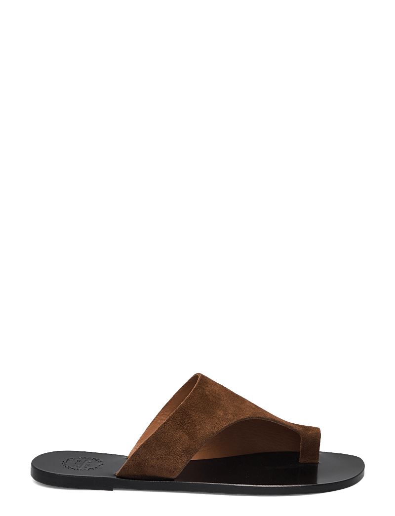 ATP Atelier - Rosa Cannella Suede - platta sandaler - cannella - 1